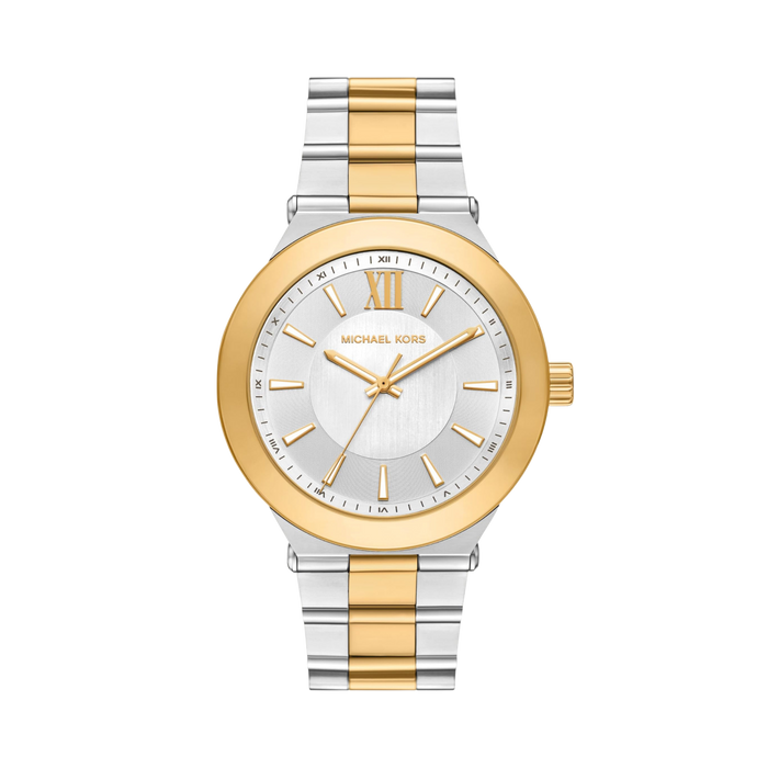 Michael Kors Men Billie Three Hand Stainless Steel Watch - Two Tone