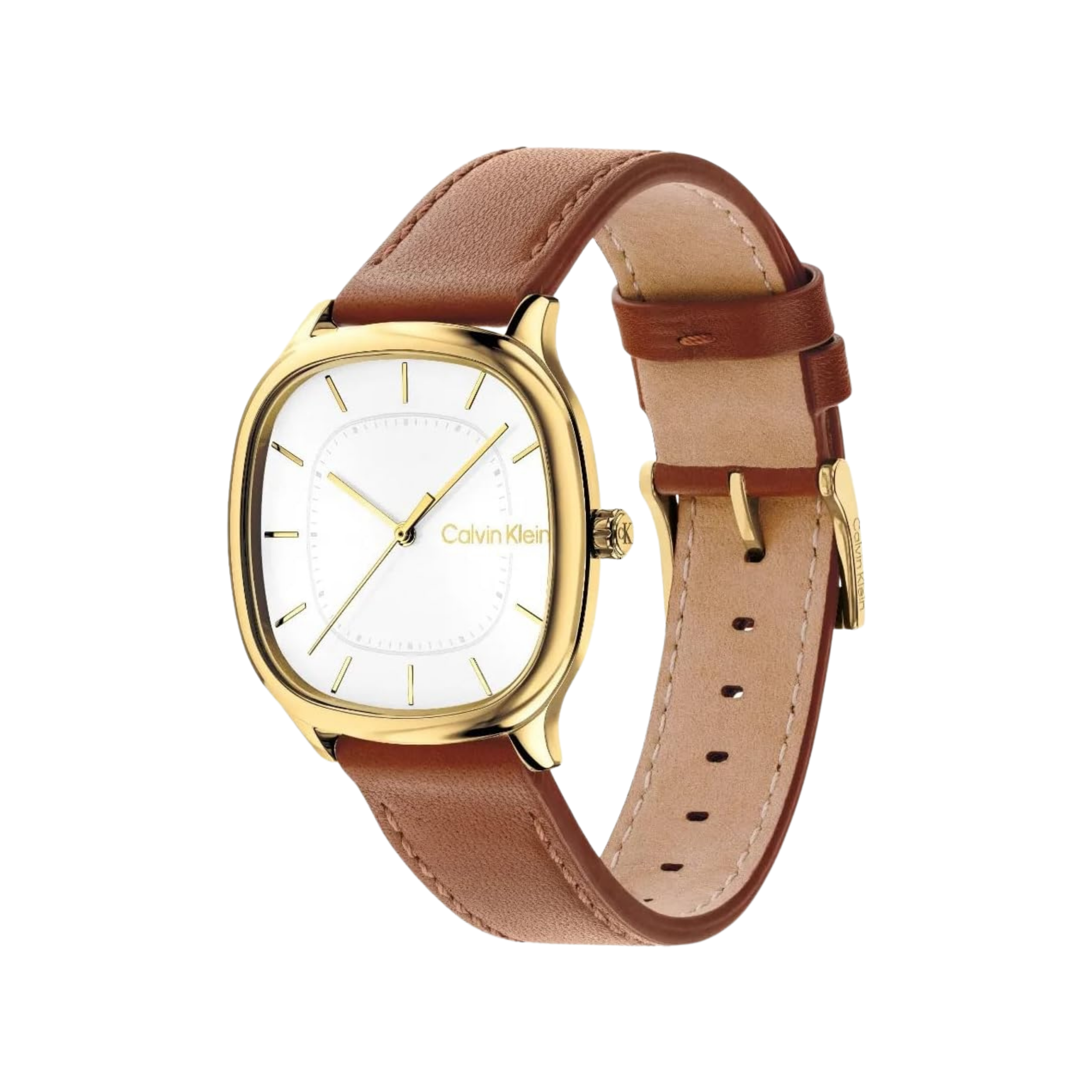 Calvin Klein Men CK Shape Watch - Tan