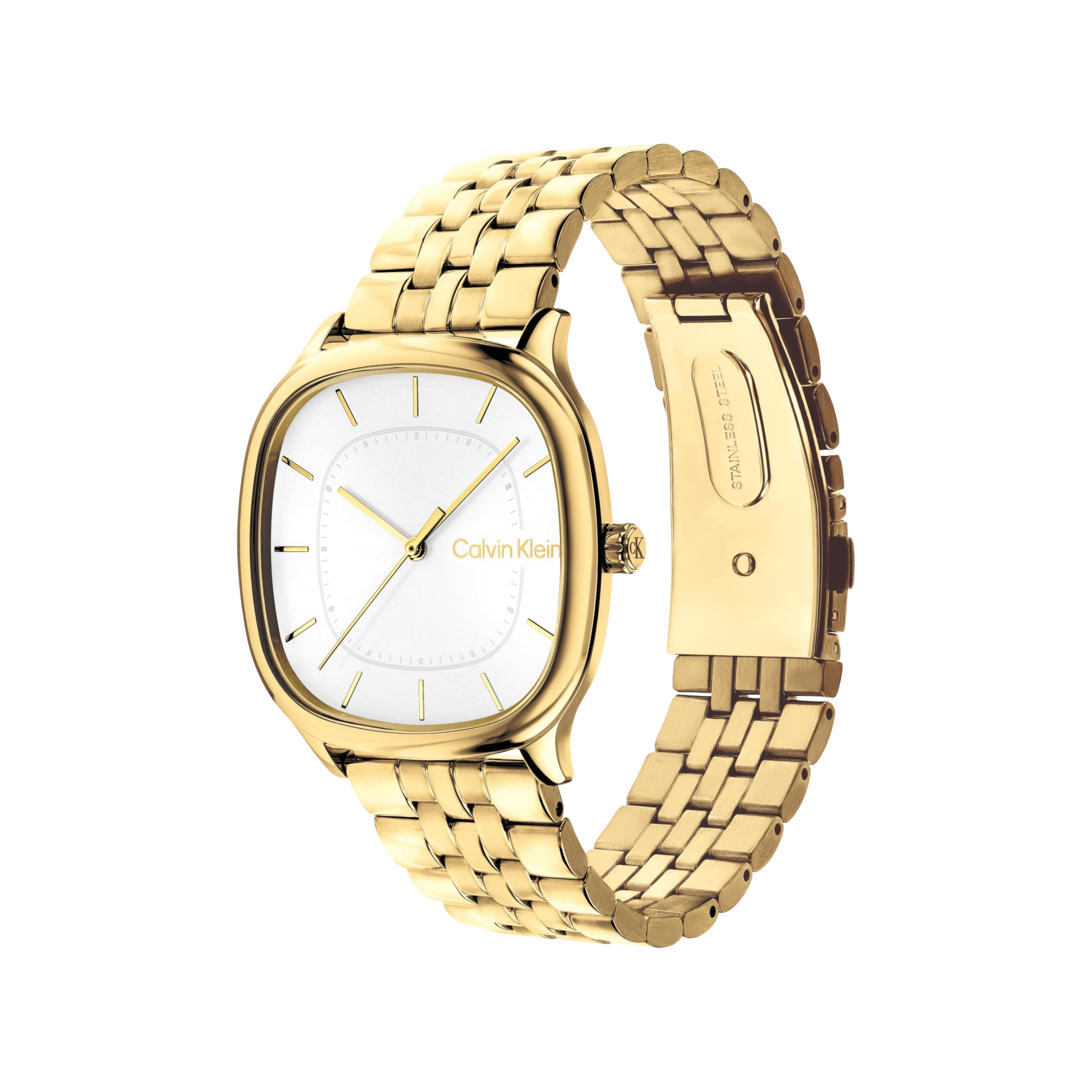 Calvin Klein Men CK Shape Watch - Gold Plated