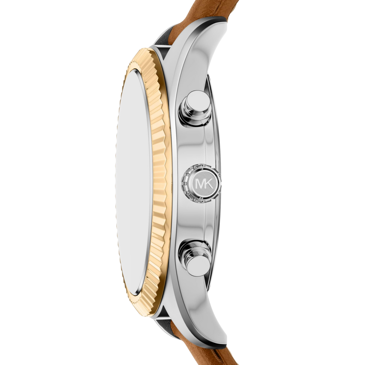 Michael Kors Men Lexington Leather Watch - Two Tone Brown