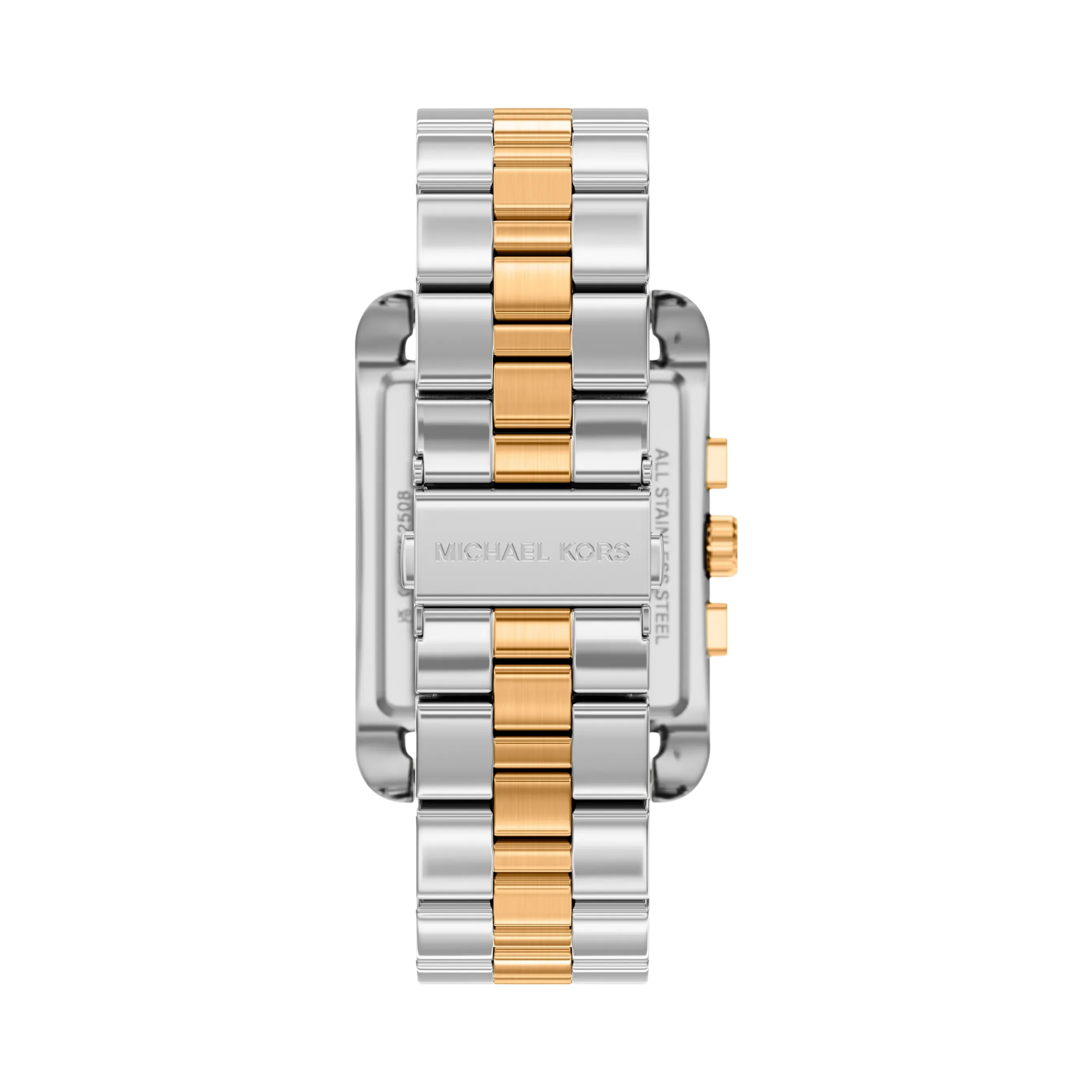 Michael Kors Women Oversized Monroe Two Tone Watch - Silver Gold