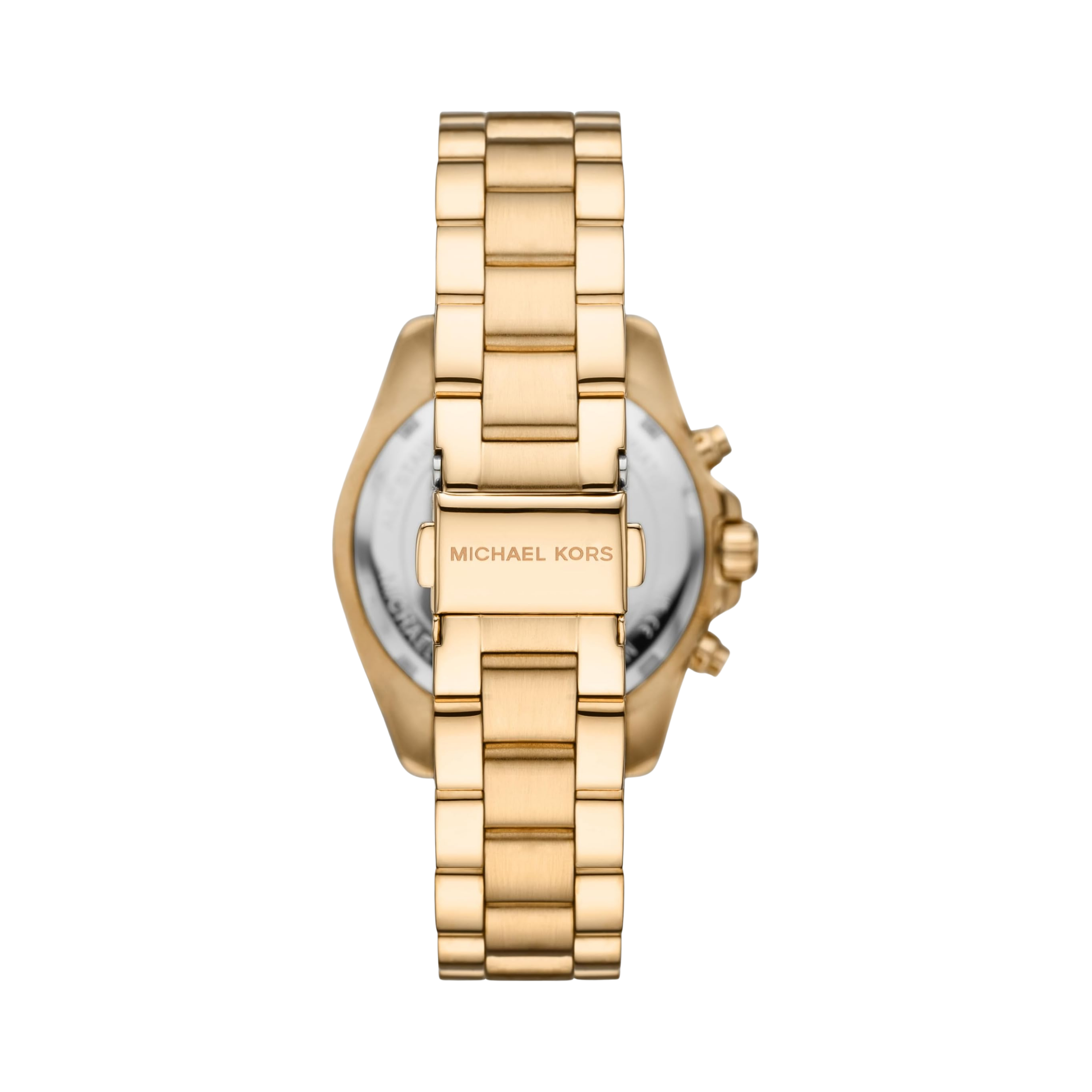 Michael Kors Women Bradshaw Stainless Steel Chronograph Watch - Gold Black