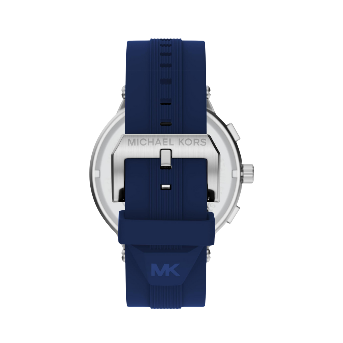 Michael Kors Men Billie Stainless Steel Or Silicone Watch - Silver Blue Chrono