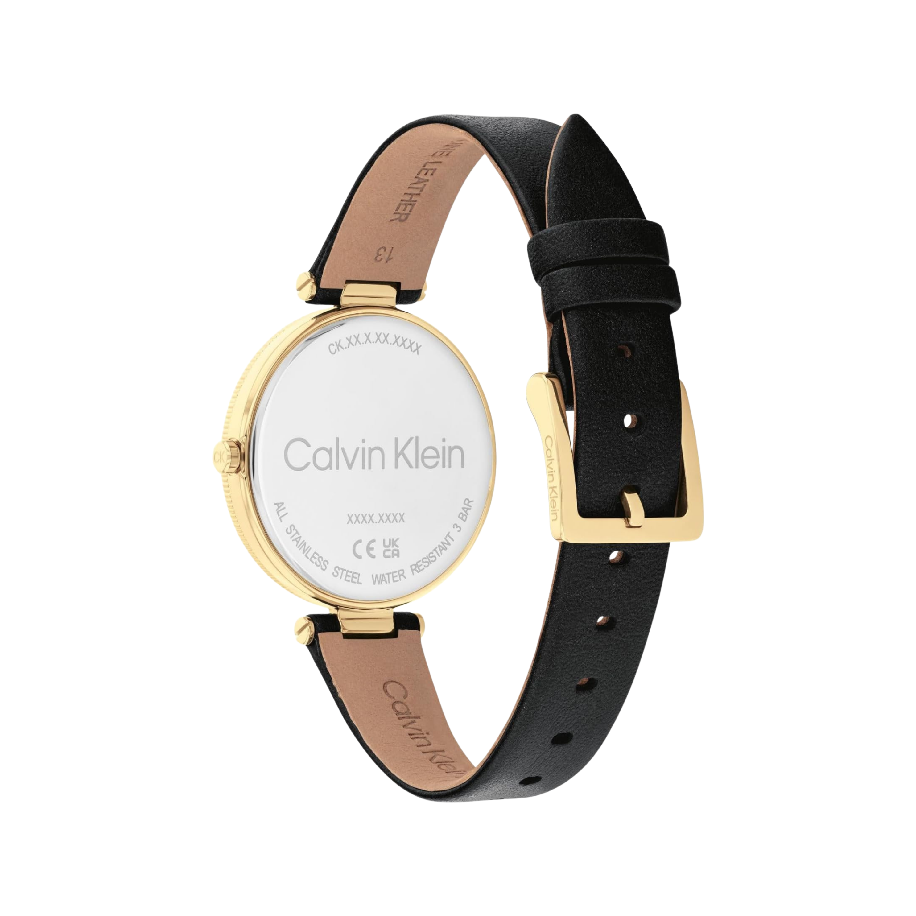 Calvin Klein Women Gleam 2H Quartz Watch - Black Sunray