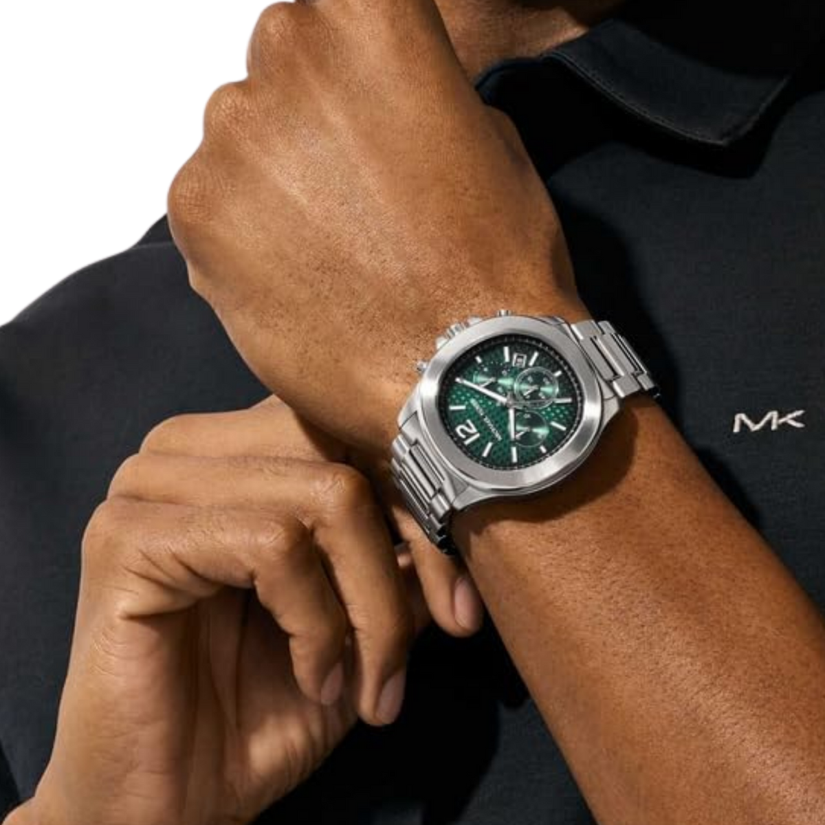 Michael Kors Men Sage Stainless Steel Watch - Silver