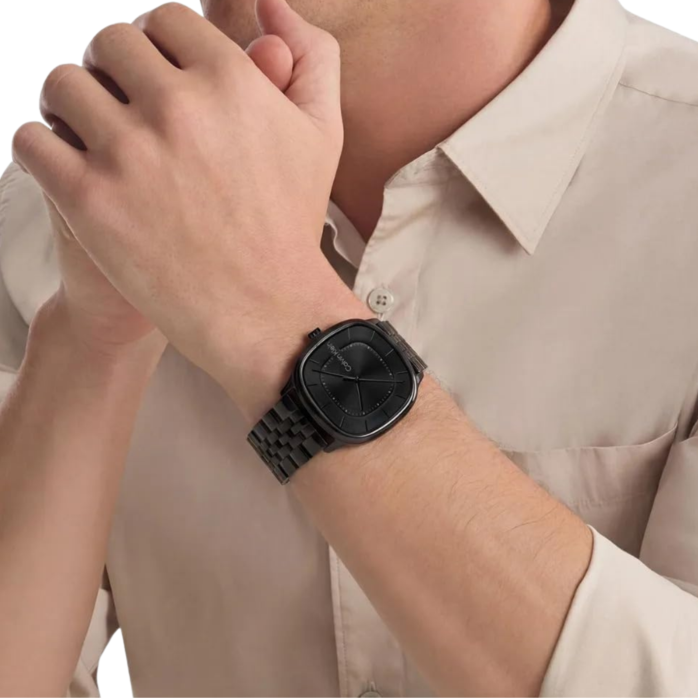 Calvin Klein Men CK Shape Watch - Black