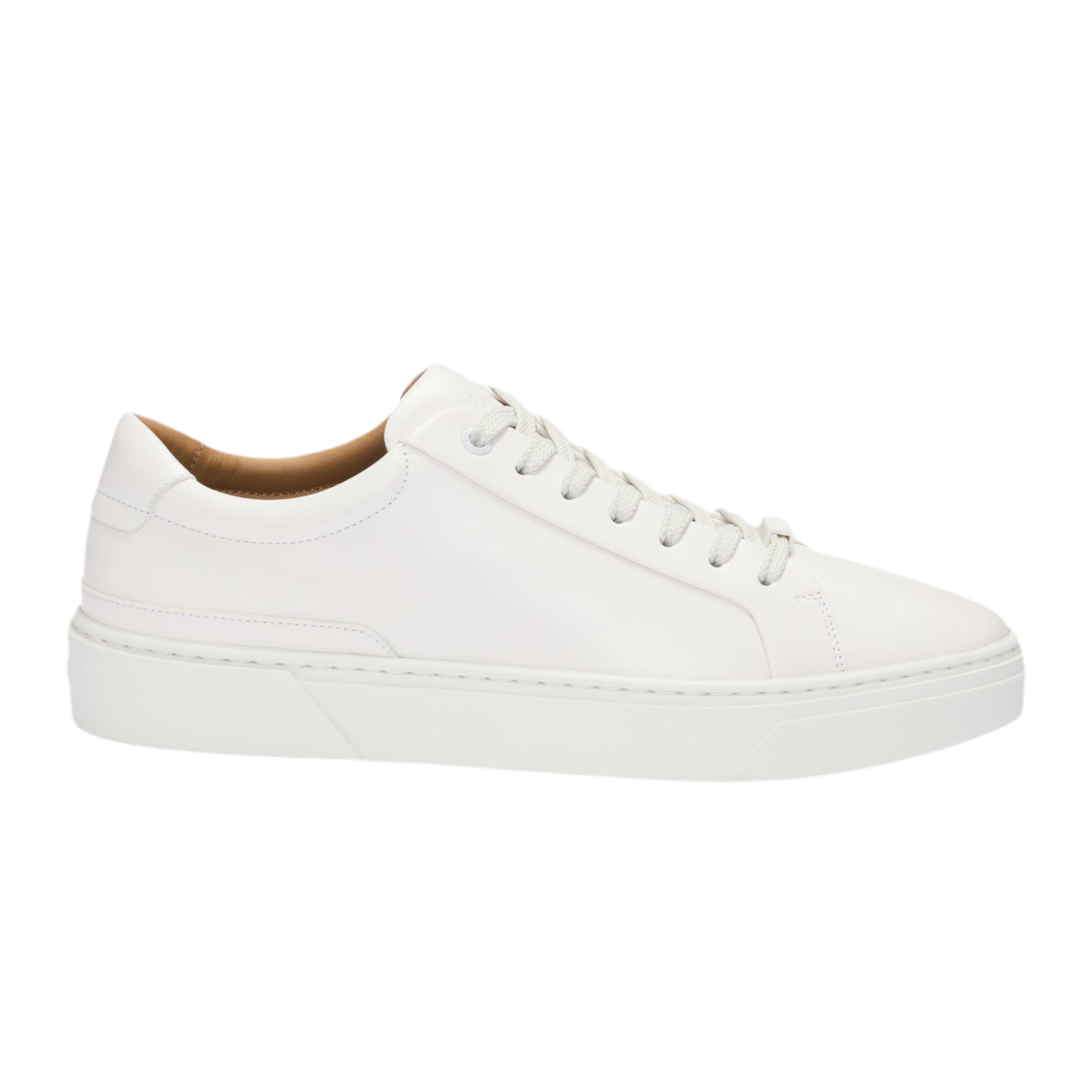 Hugo Boss Men Gary Leather Low-Top Trainers - White