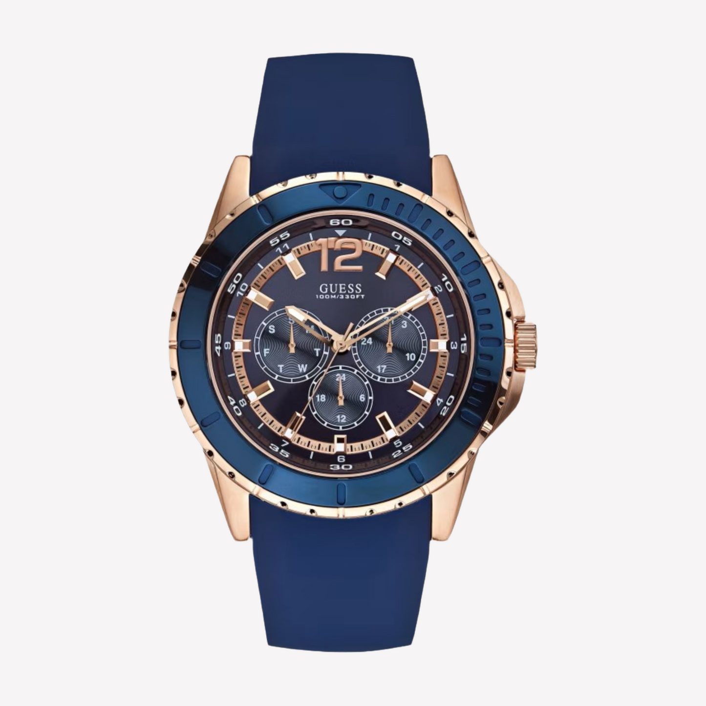 Guess Men Blue-tone Sport Watch - Navy