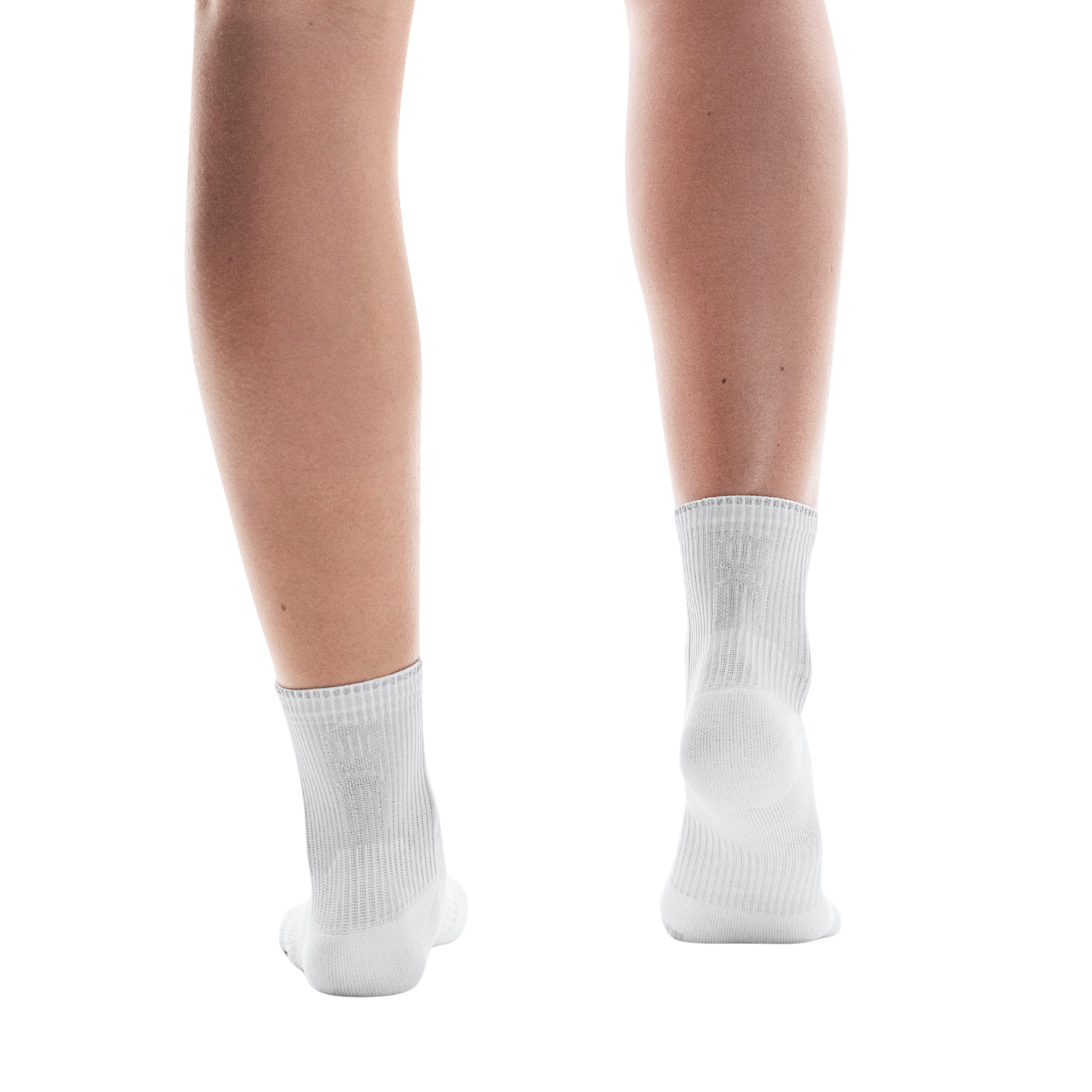 On Performance Run Sock Mid - White Glacier