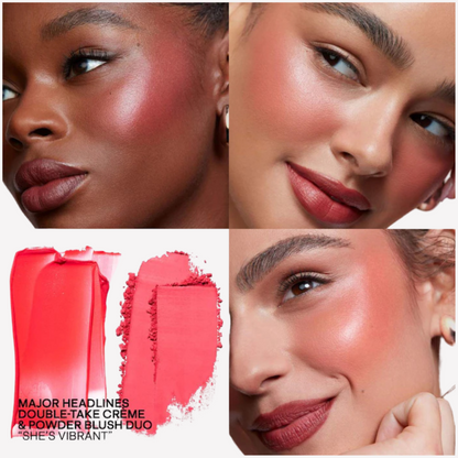 Patrick Ta Double-Take Crème & Powder Blush Duo - She's Vibrant
