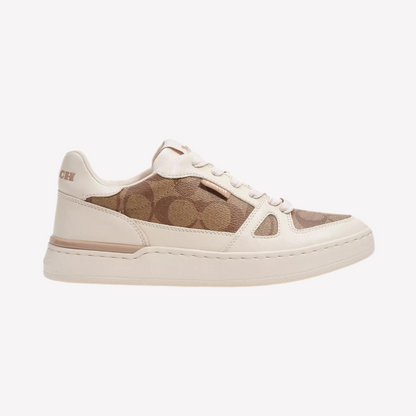 COACH Women's Clip Court Sneaker - Khaki