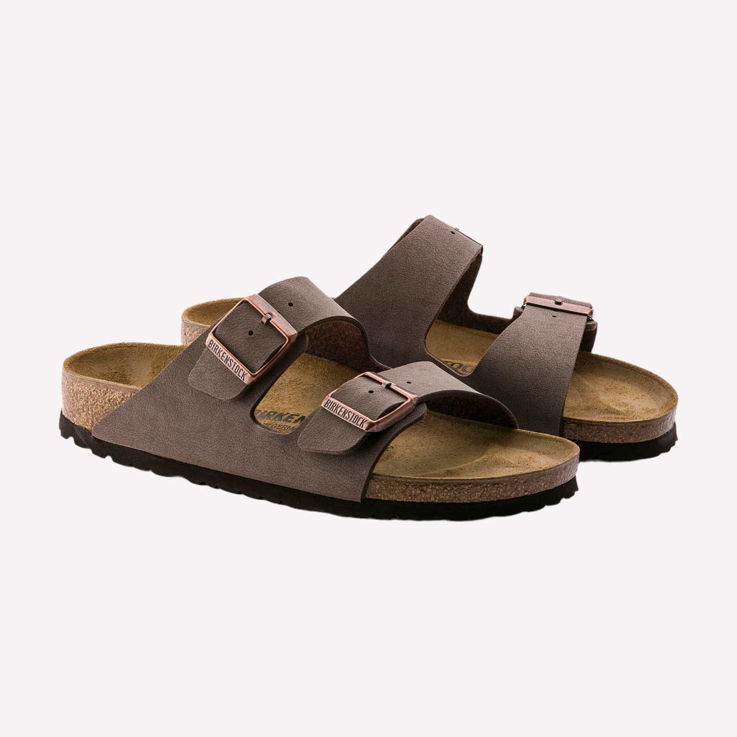 Birkenstock Unisex Arizona Birkibuc - Mocha