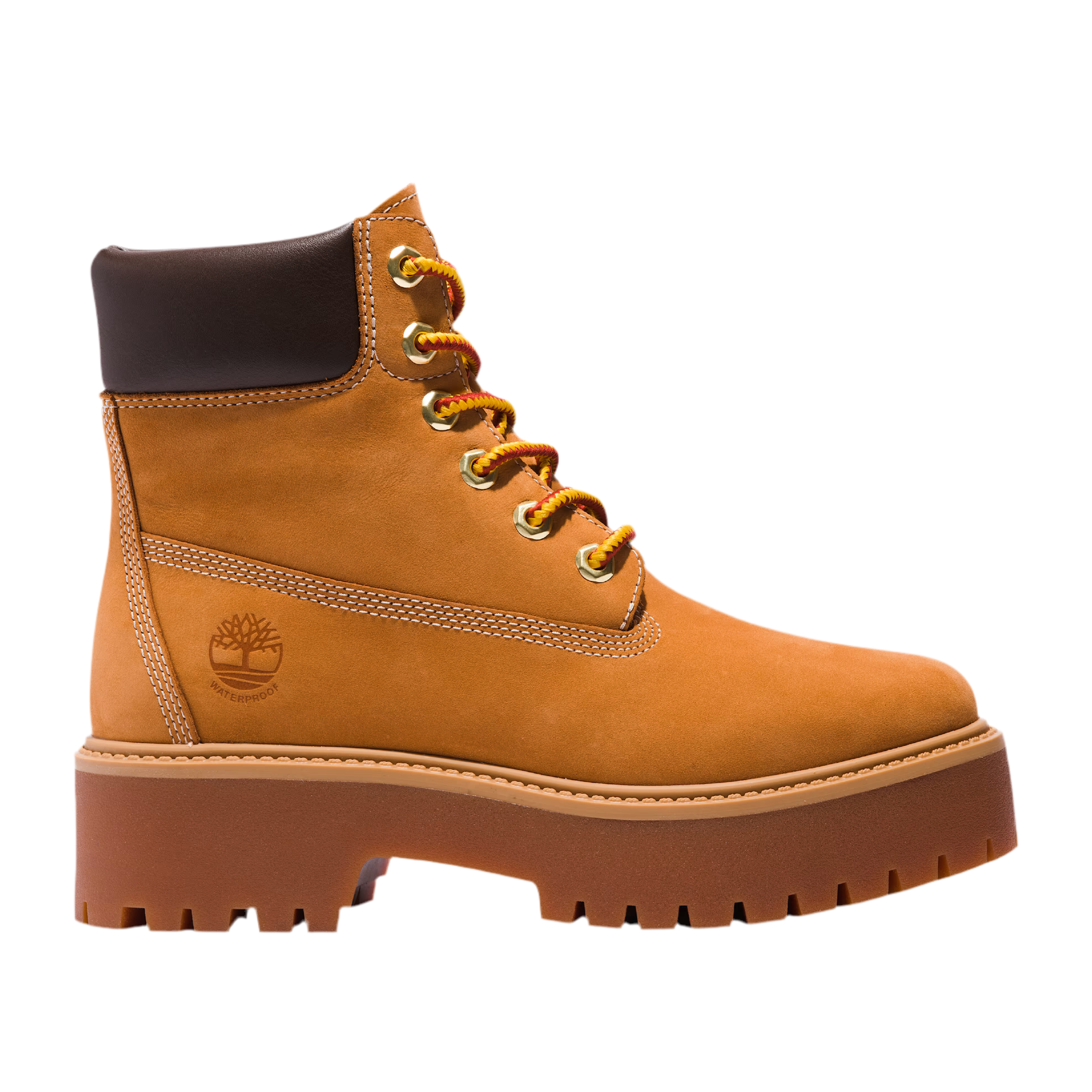 Timberland Women Stone Street Waterproof Platform - Wheat Nubuck