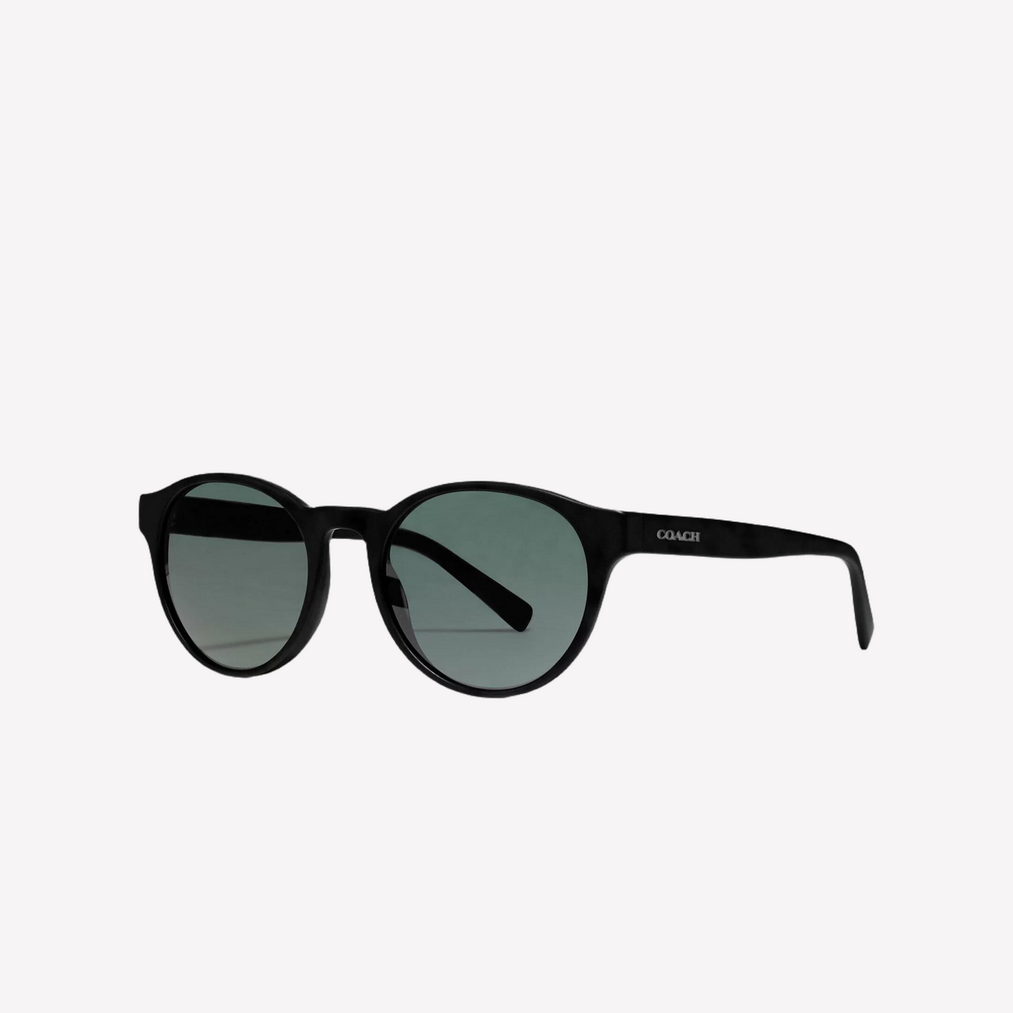 Coach Unisex Wythe Round Sunglasses - Black