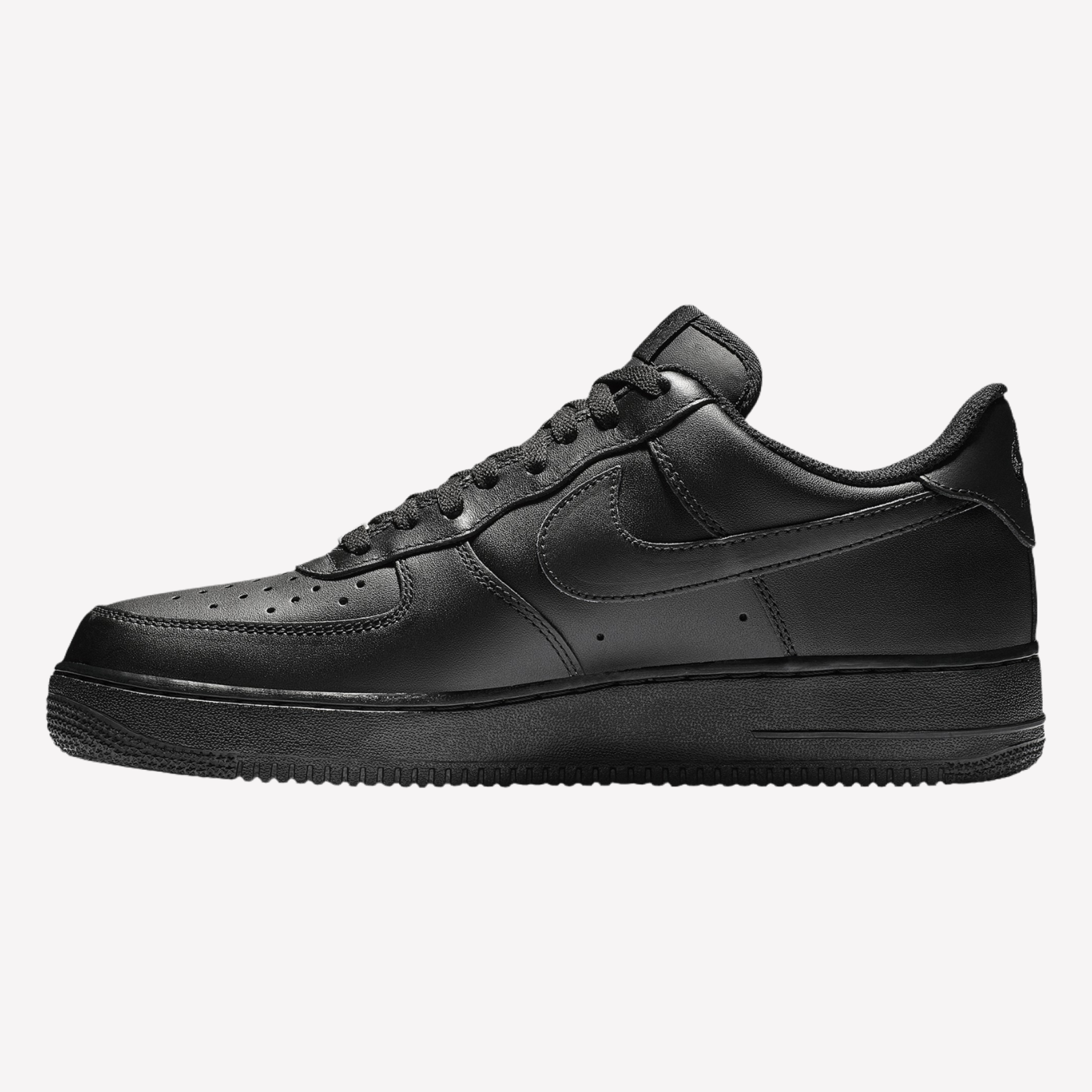 Nike Men s Air Force 1 07 LE Low Full Black MR Shoes Accessories
