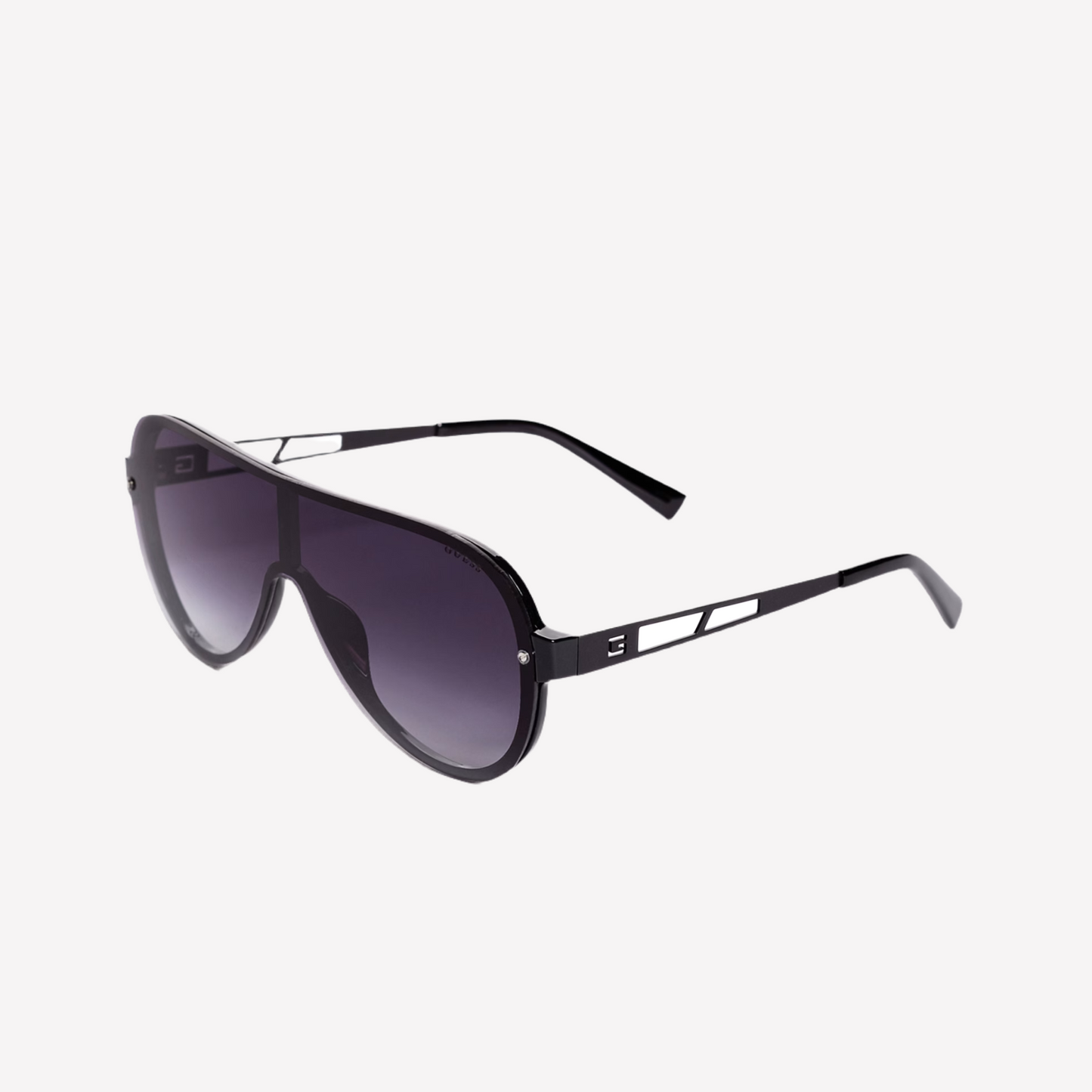 Guess Men Future Rimless Aviator Sunglasses - Black