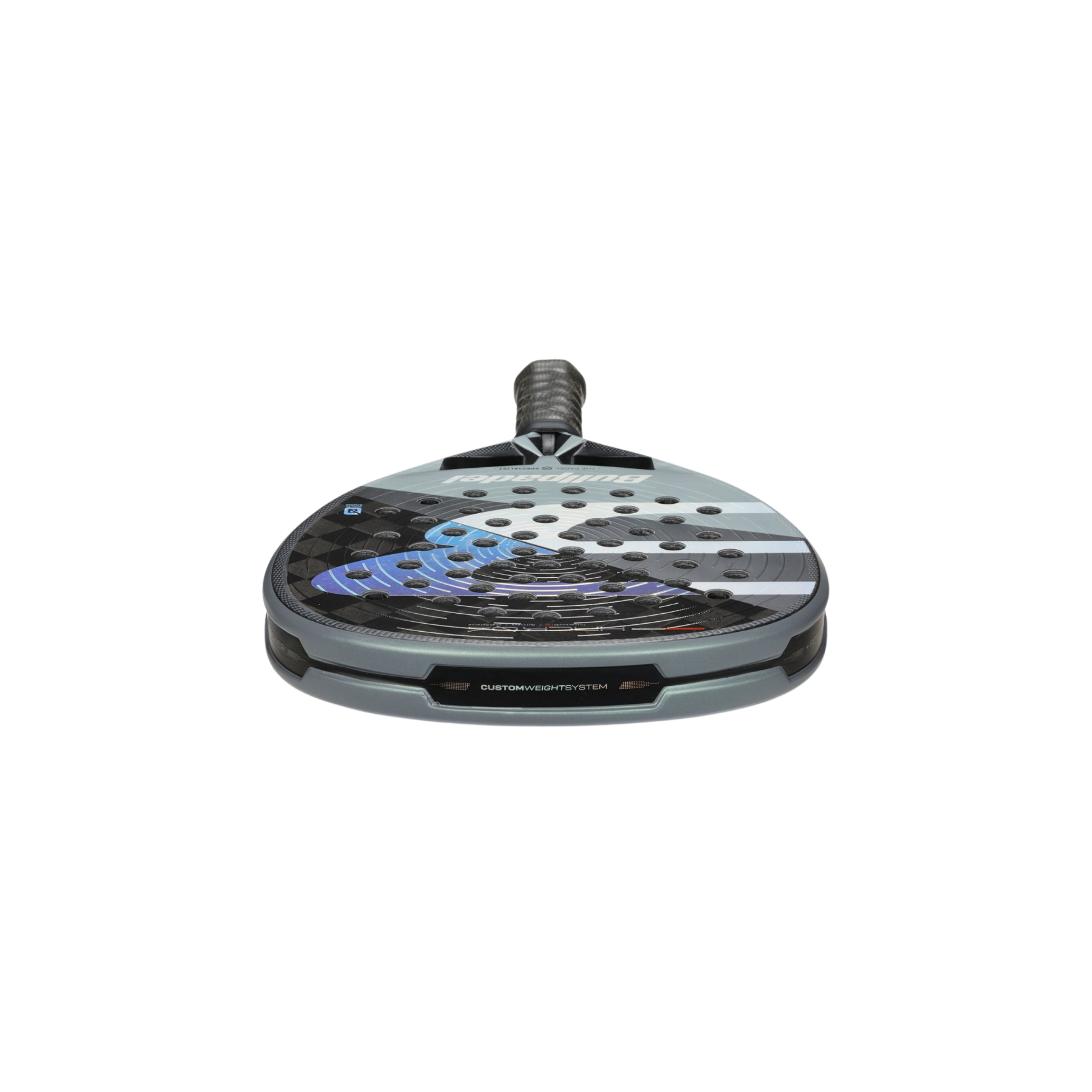 Bullpadel Hack 04 2026 Padel Racket - Silver Black