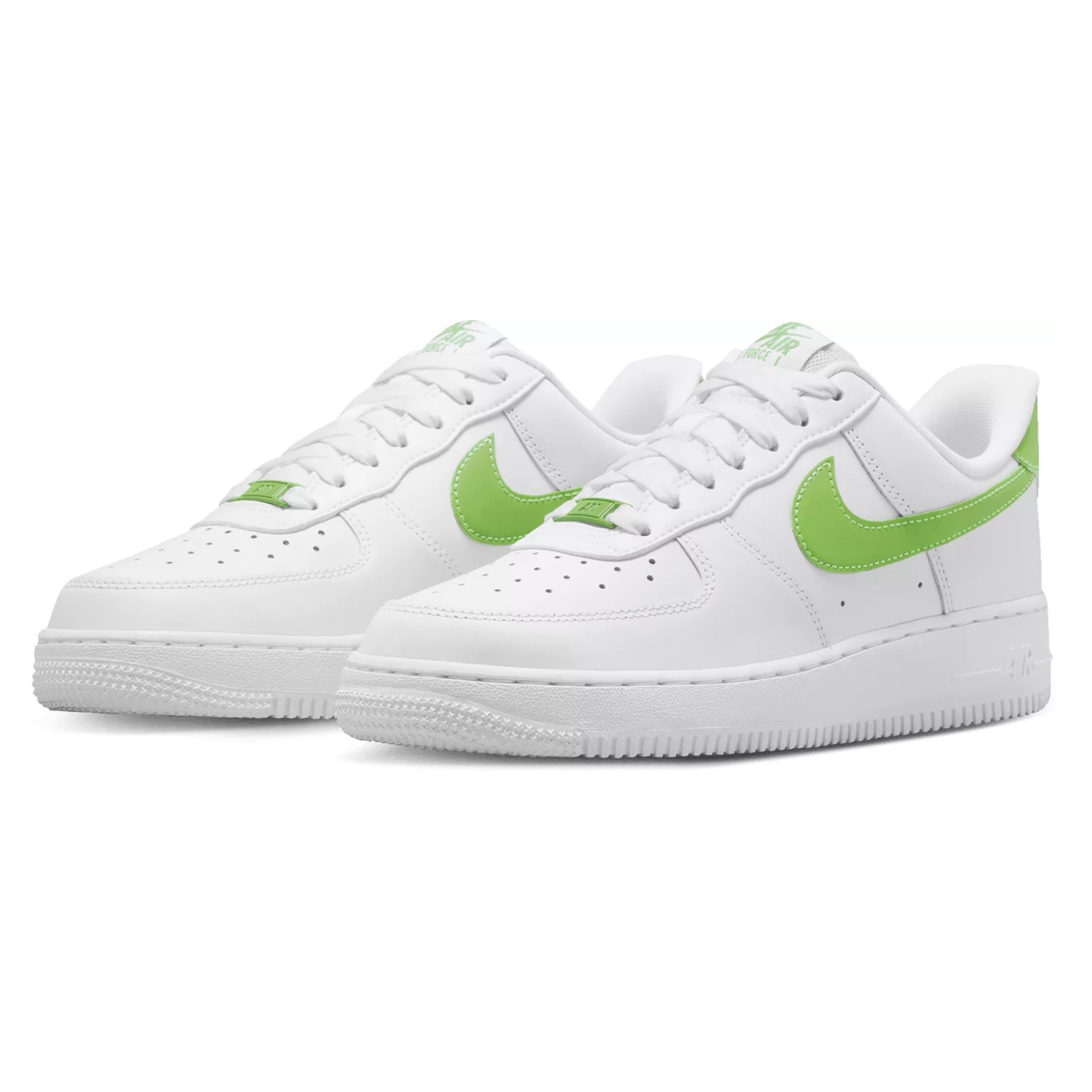 Green and white top air force 1 07