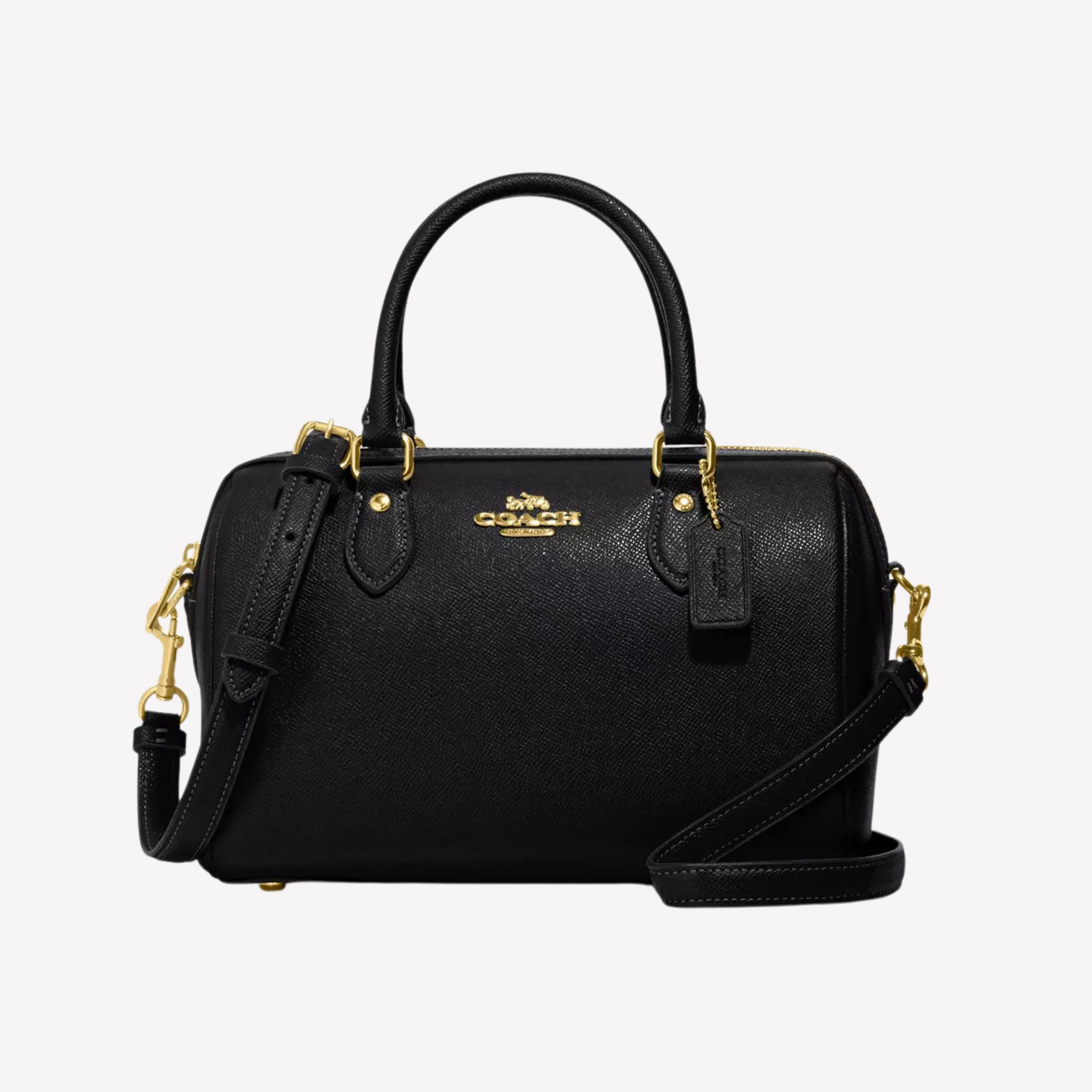 COACH Rowan Satchel Bag - Black