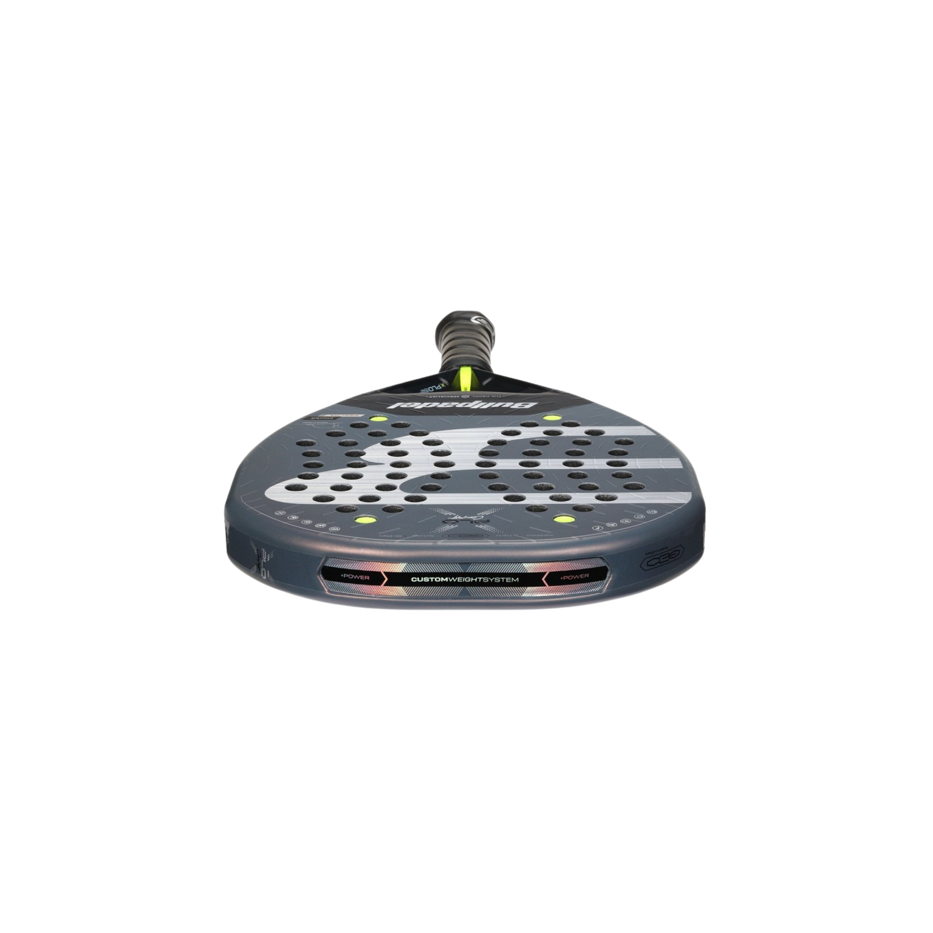Bullpadel Xplo CMF 2026 Padel Racket - White Silver