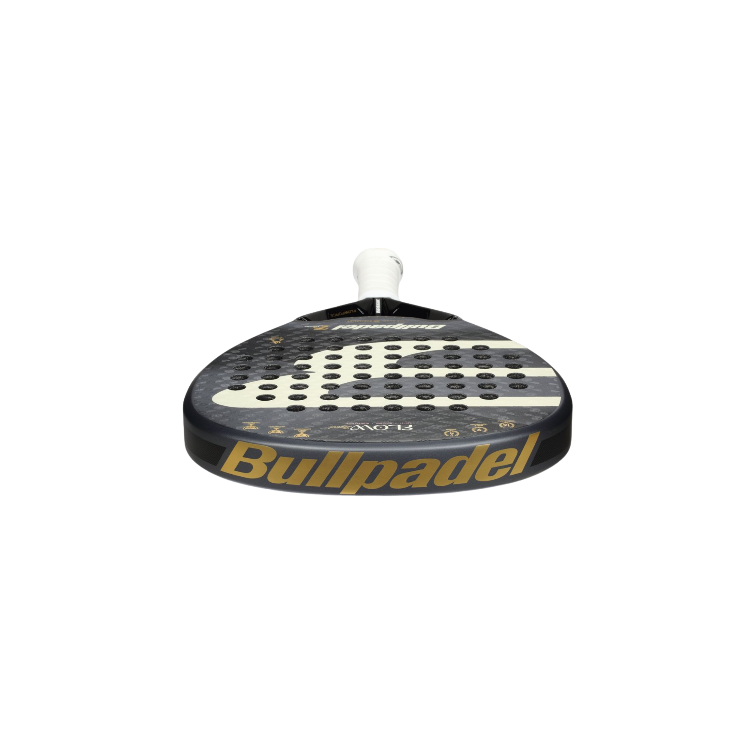 Bullpadel Flow Legend 2026 Padel Racket - White Black