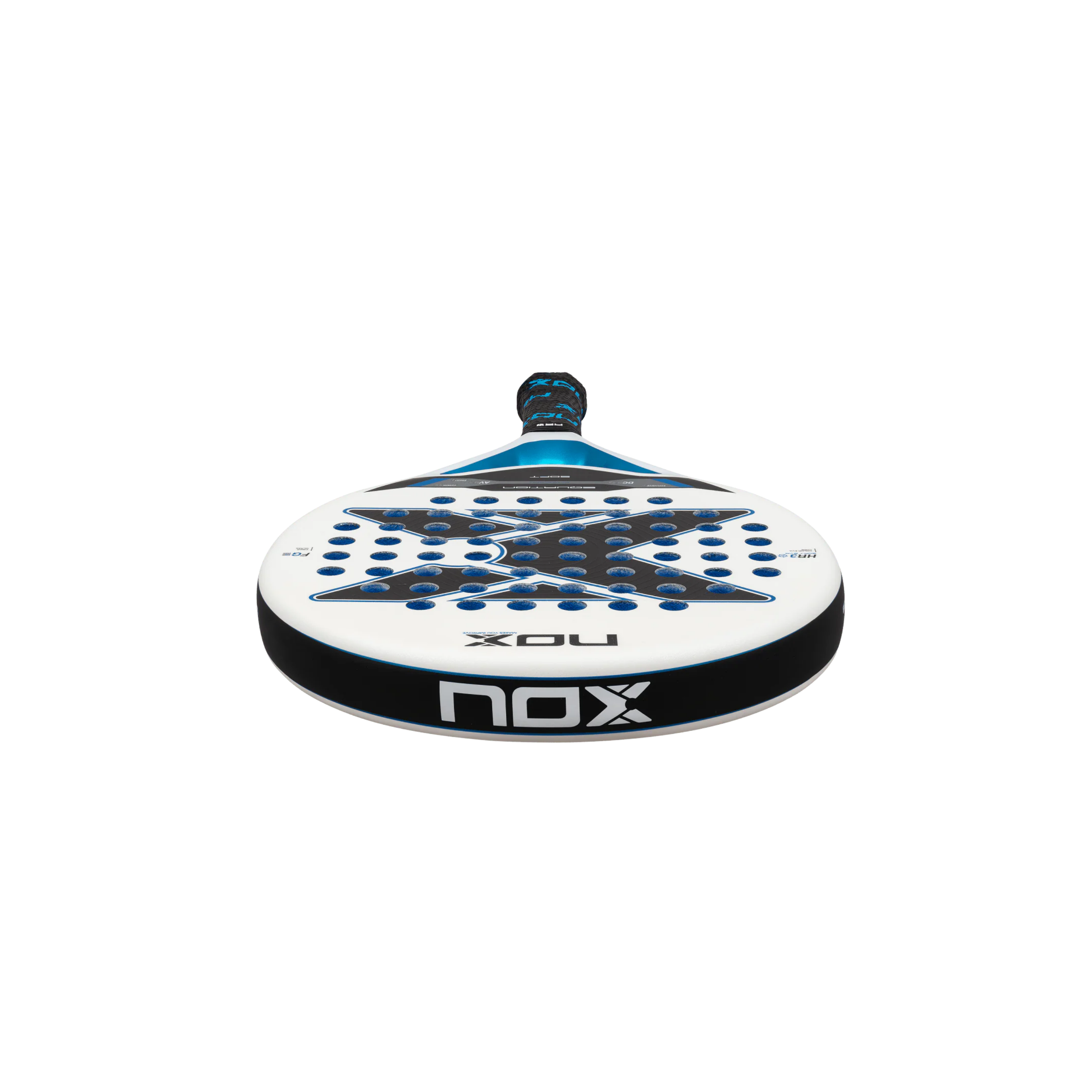 Nox Equation Soft Advanced 2026 Padel Racket - White Blue