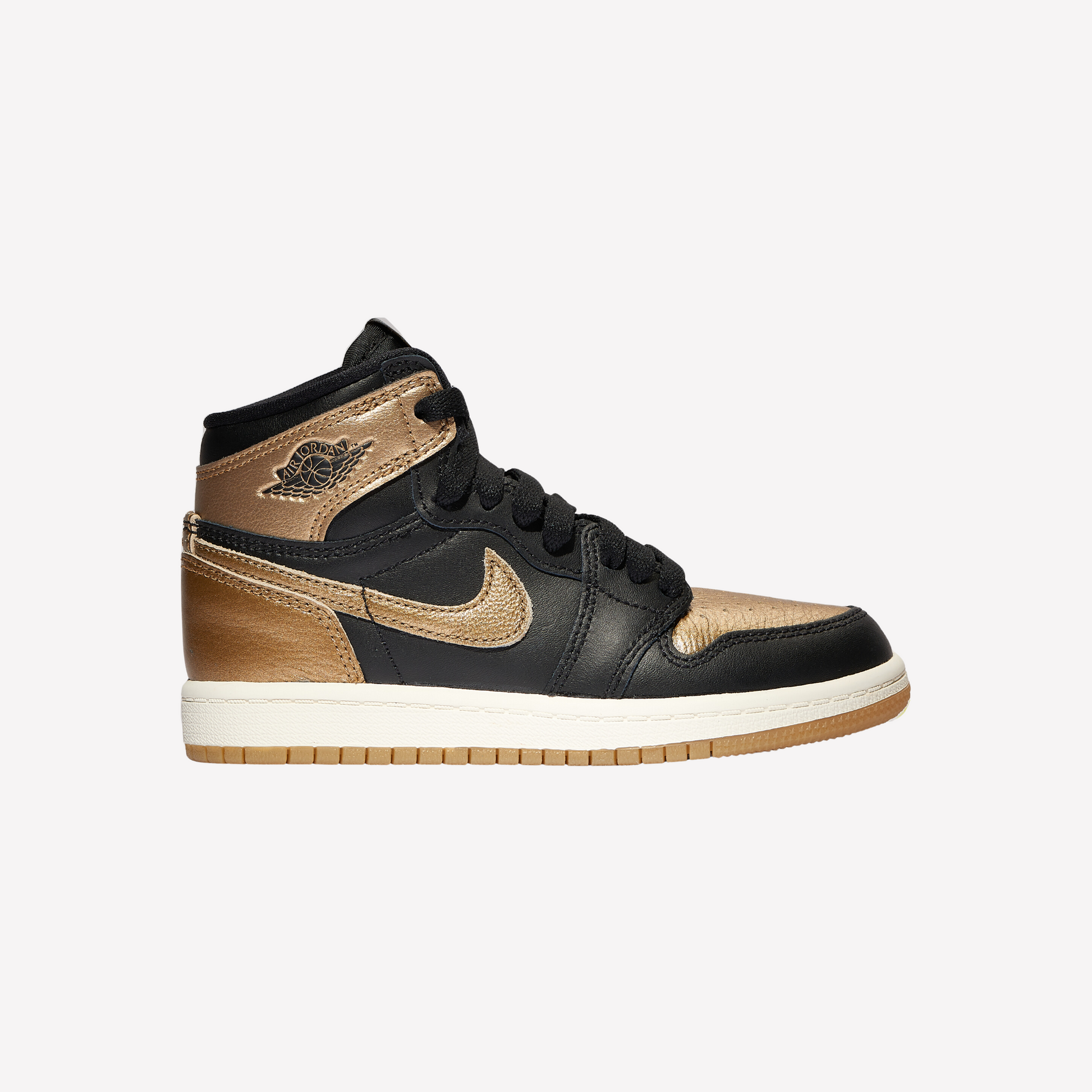 Nike Kids Jordan Retro 1 High OG Black Gold