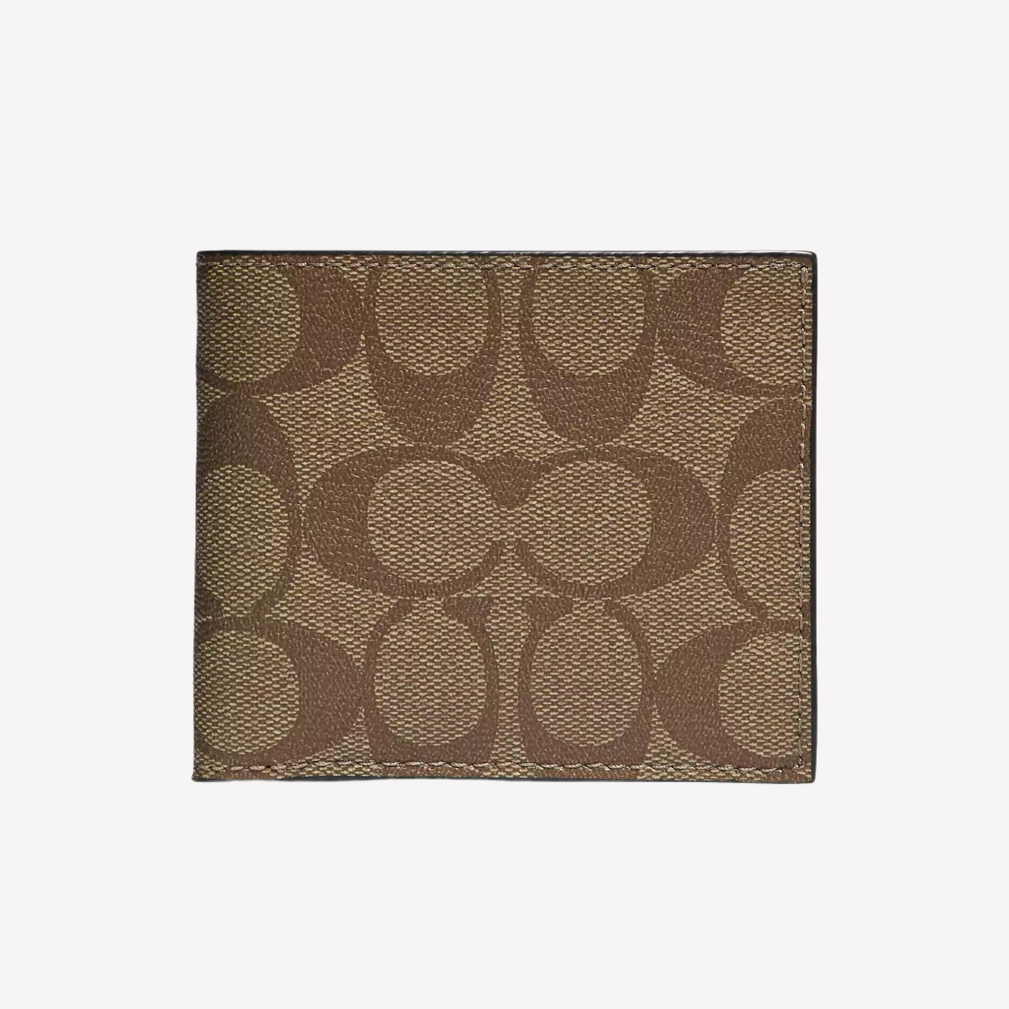 COACH Id Bifold Wallet in Signature Canvas - Khaki