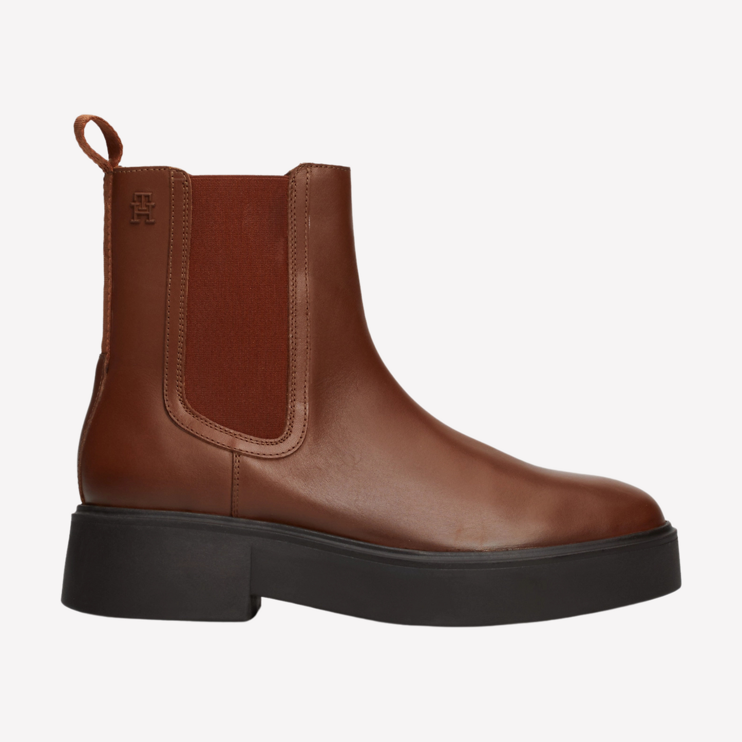 Tommy Hilfiger Women Chelsea Boot - Cognac Brown