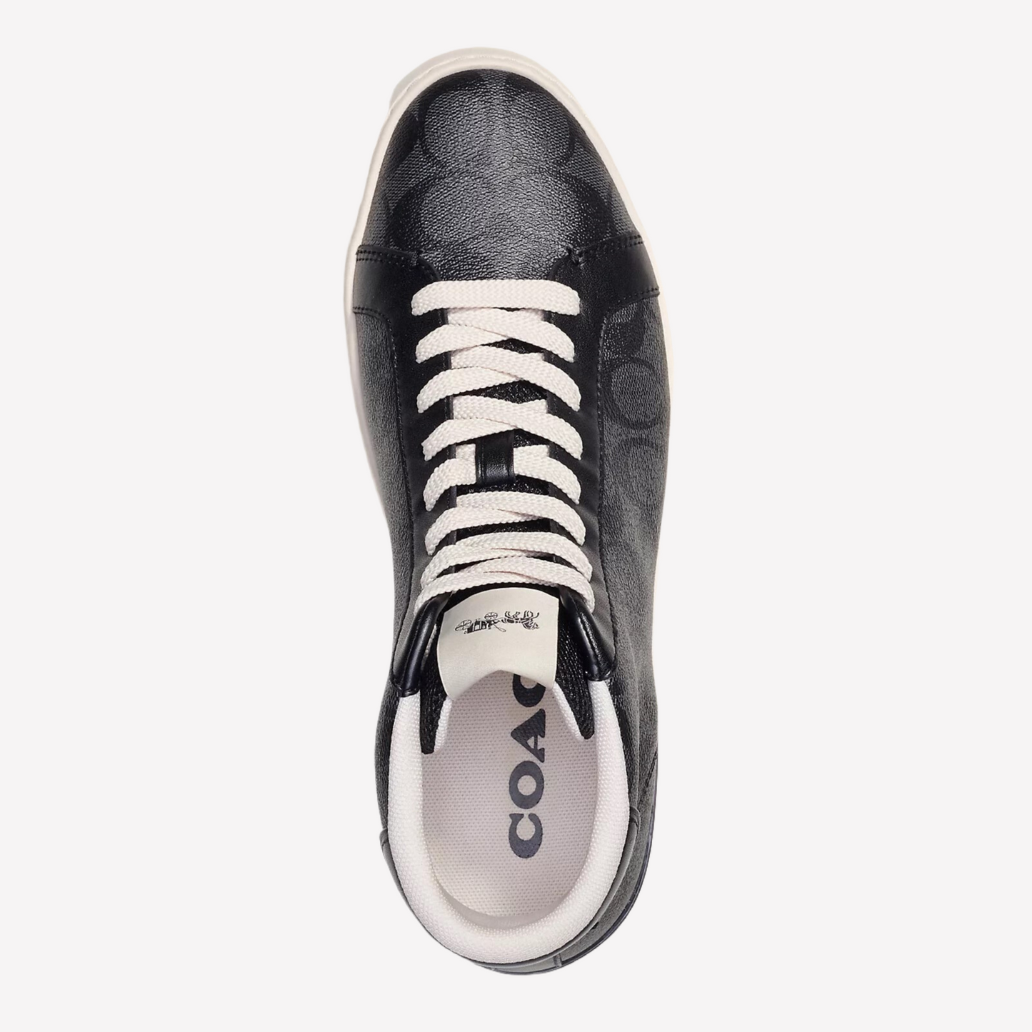 COACH Men's Clip High Top Sneaker - Charcoal