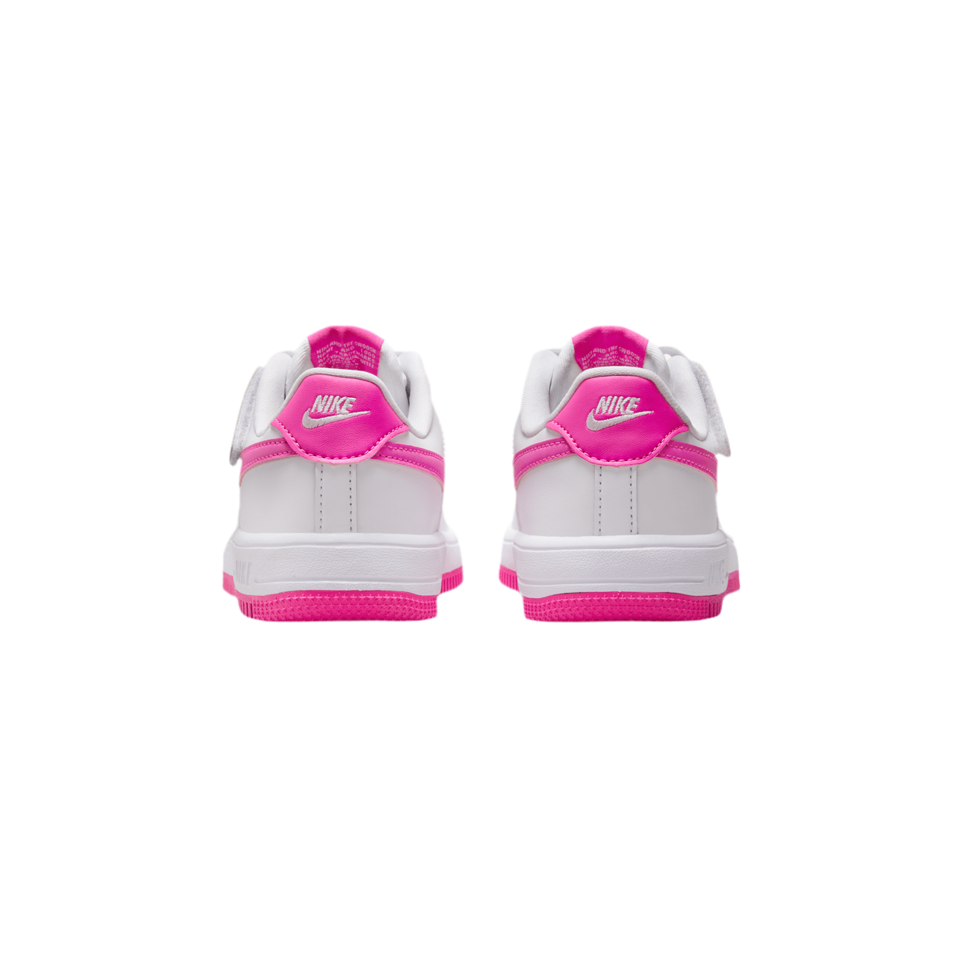 Nike Girls Kids Air Force 1 Low EasyOn - White Laser Fuchsia
