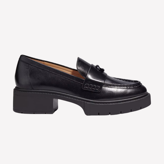 COACH Women's Leah Loafer - Leather Black