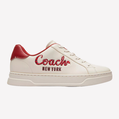 COACH Women's High Line Sneaker - Chalk Multi