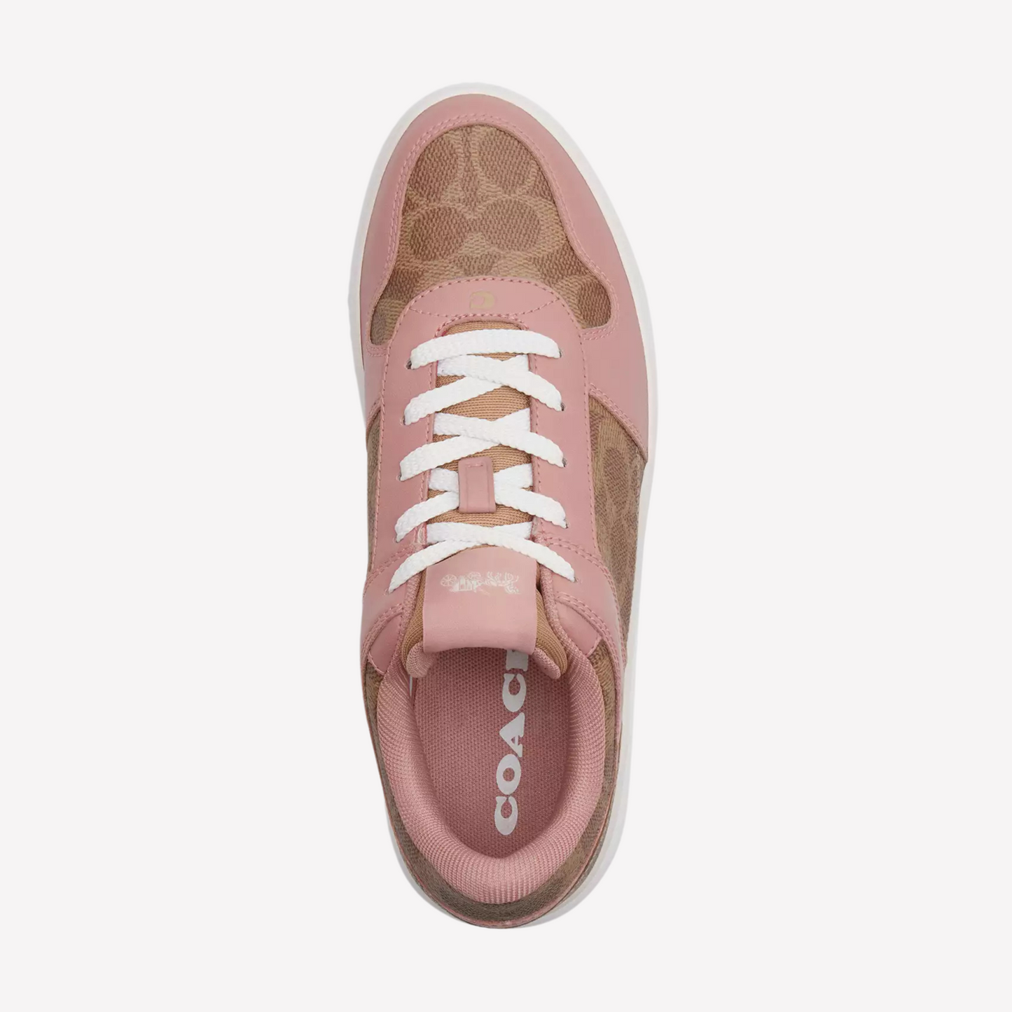 COACH Women's Platform Sneaker - Khaki Pink Petal