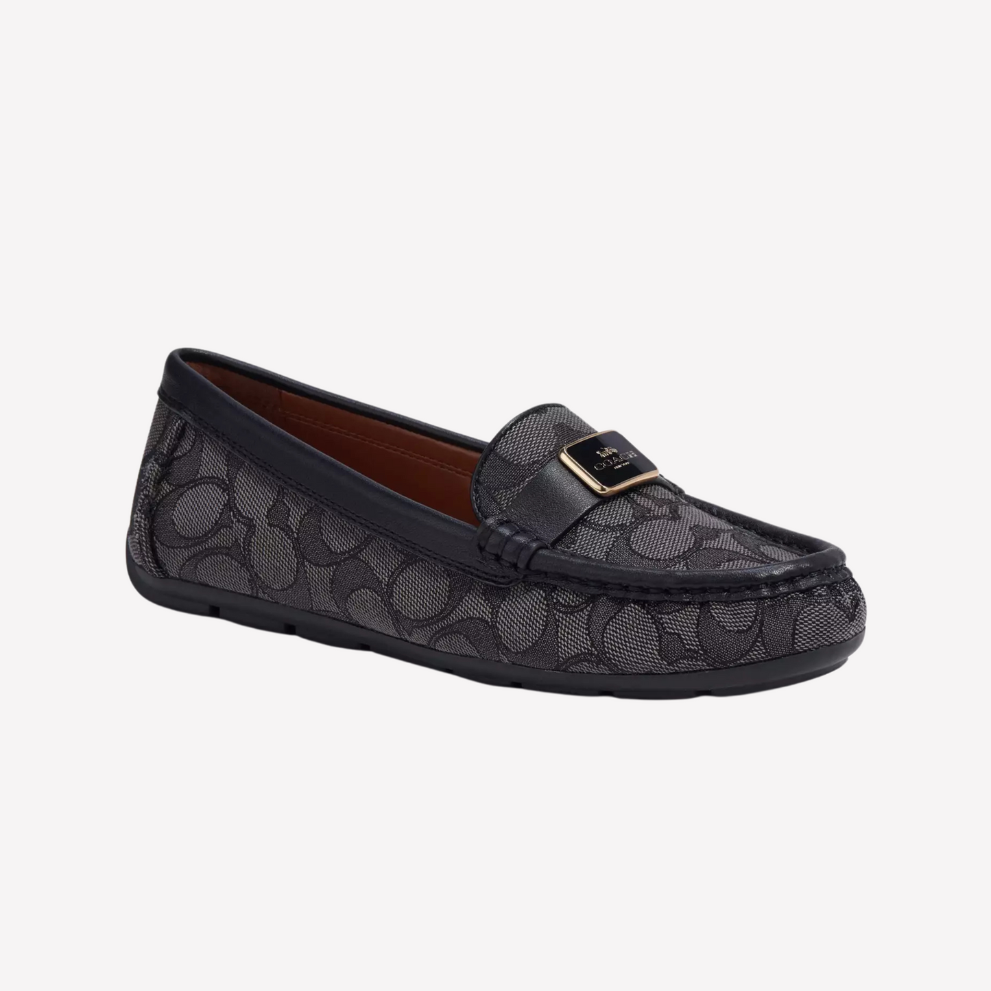 COACH Women's Mona Driver - Smoke Coal Black