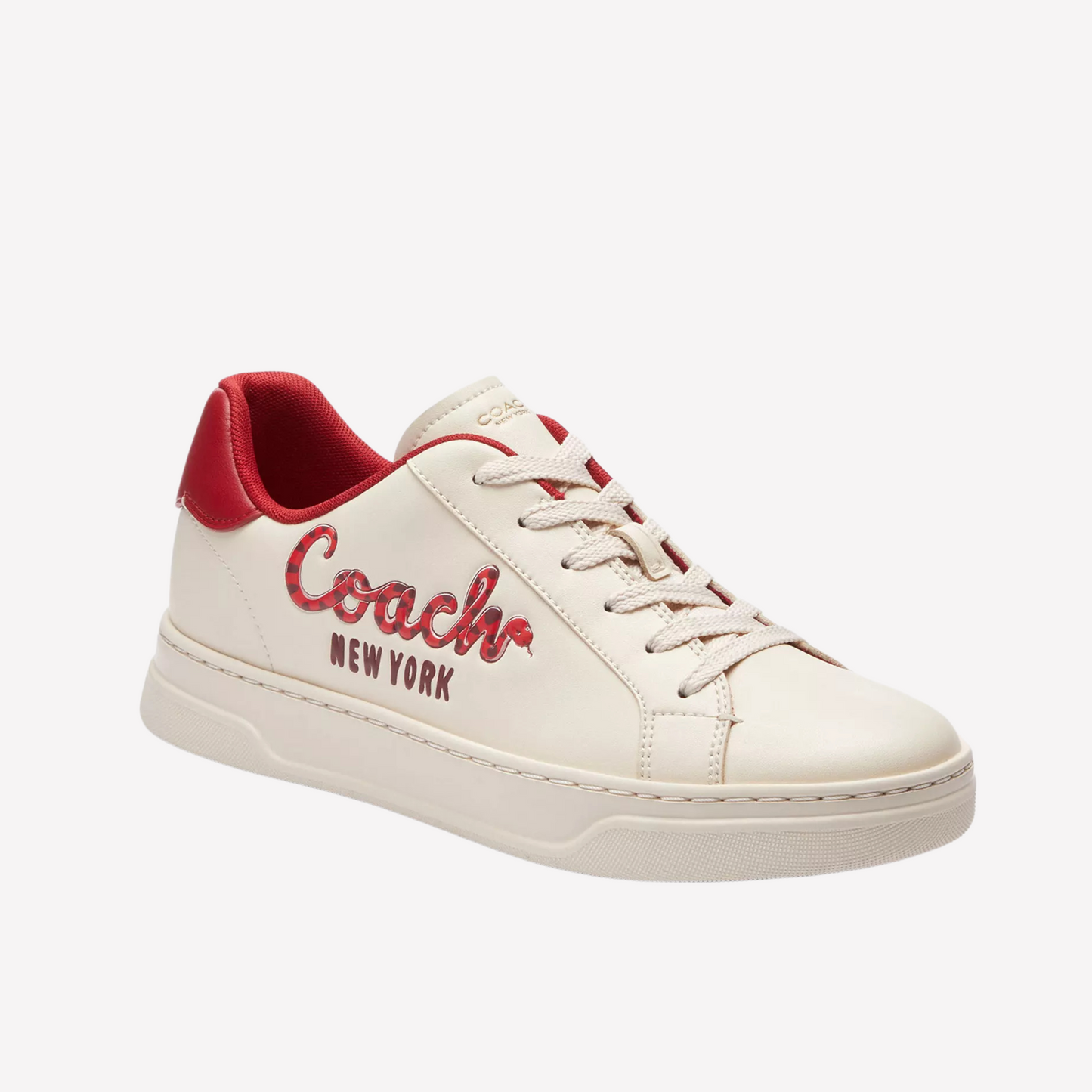 COACH Women's High Line Sneaker - Chalk Multi