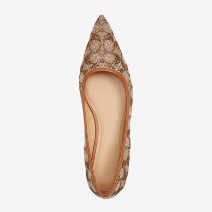 COACH Women's Daphne Flat - Burnished Amber