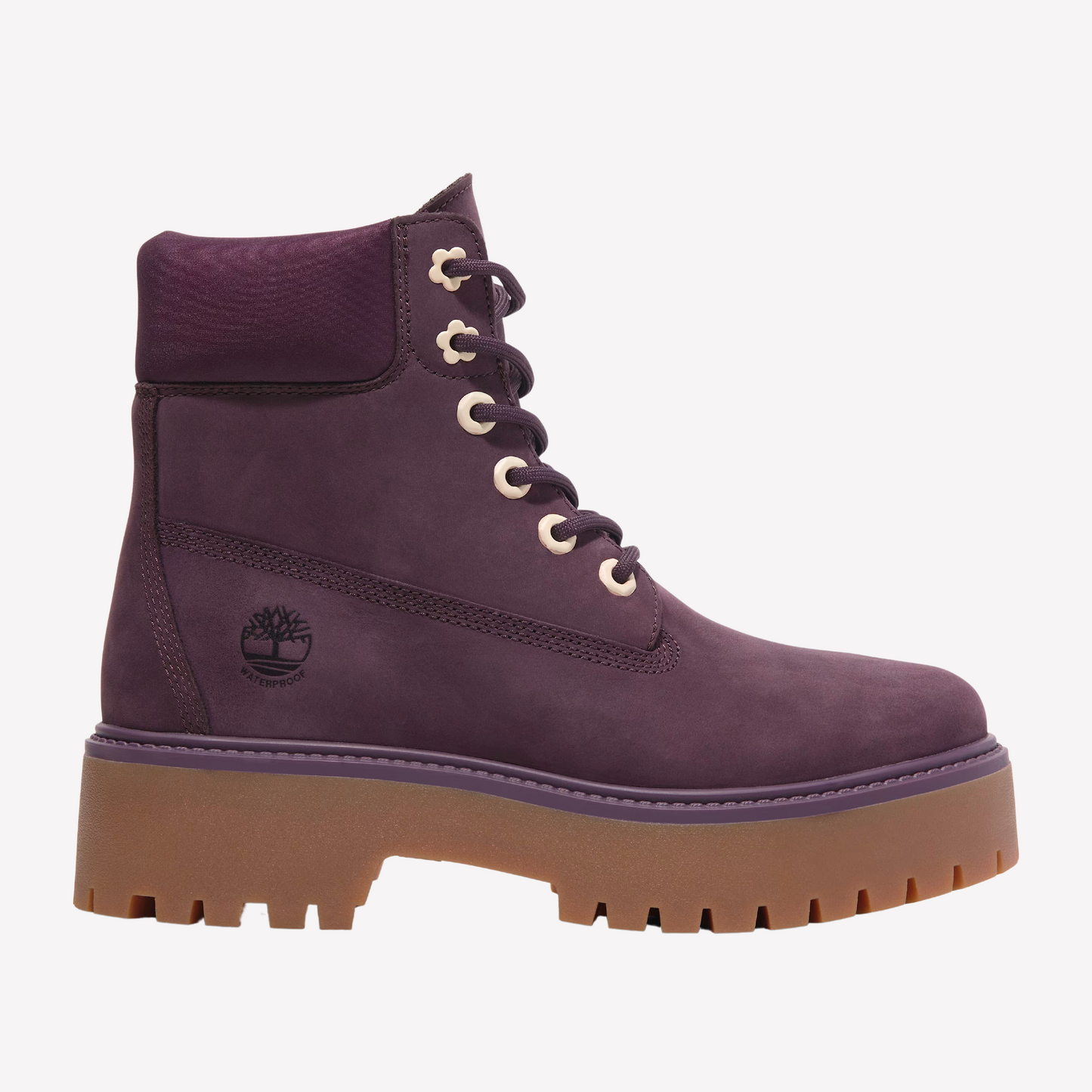 Timberland Women Stone Street Waterproof Platform - Dark Purple