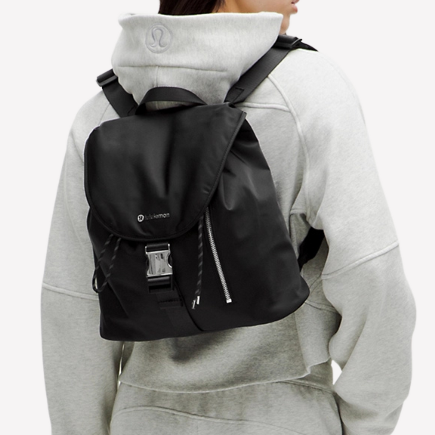 Lululemon Drawstring Bucket Backpack - Black