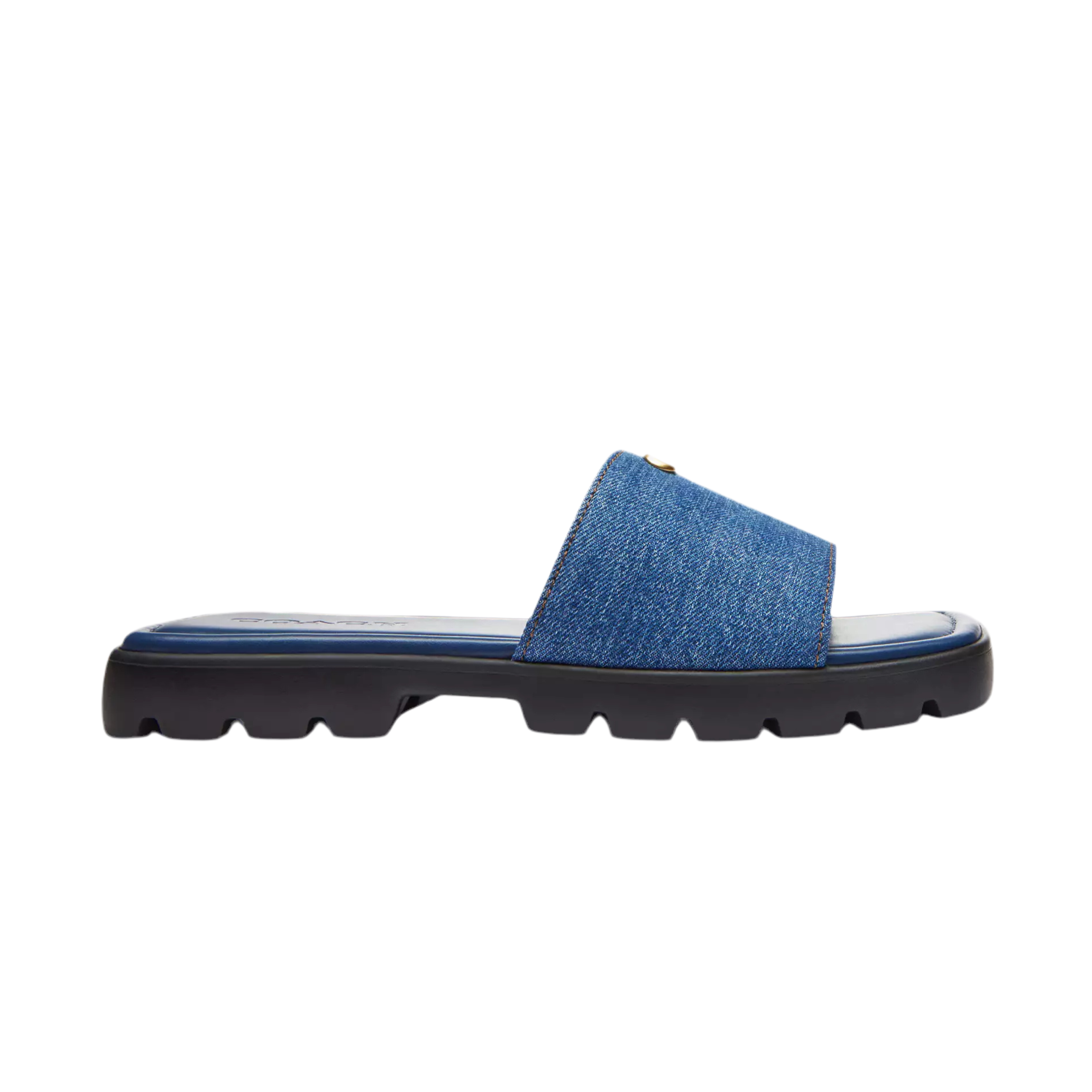 COACH Women's Florence Sandal - Denim Deep Blue