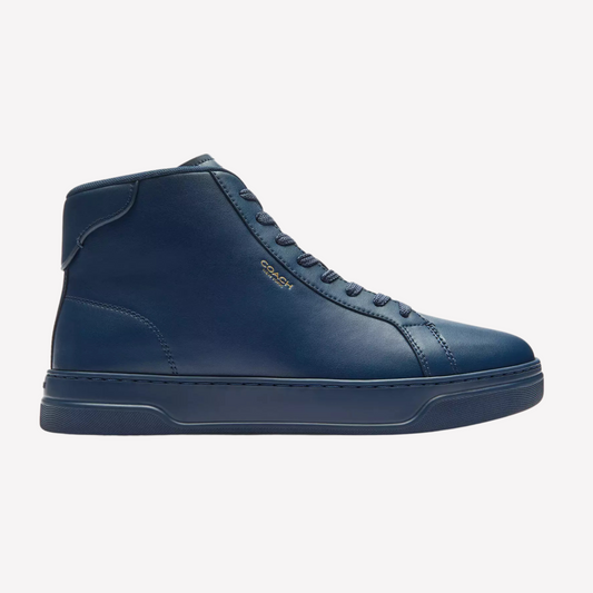 COACH Men's High Line High Top Sneaker - Deep Blue