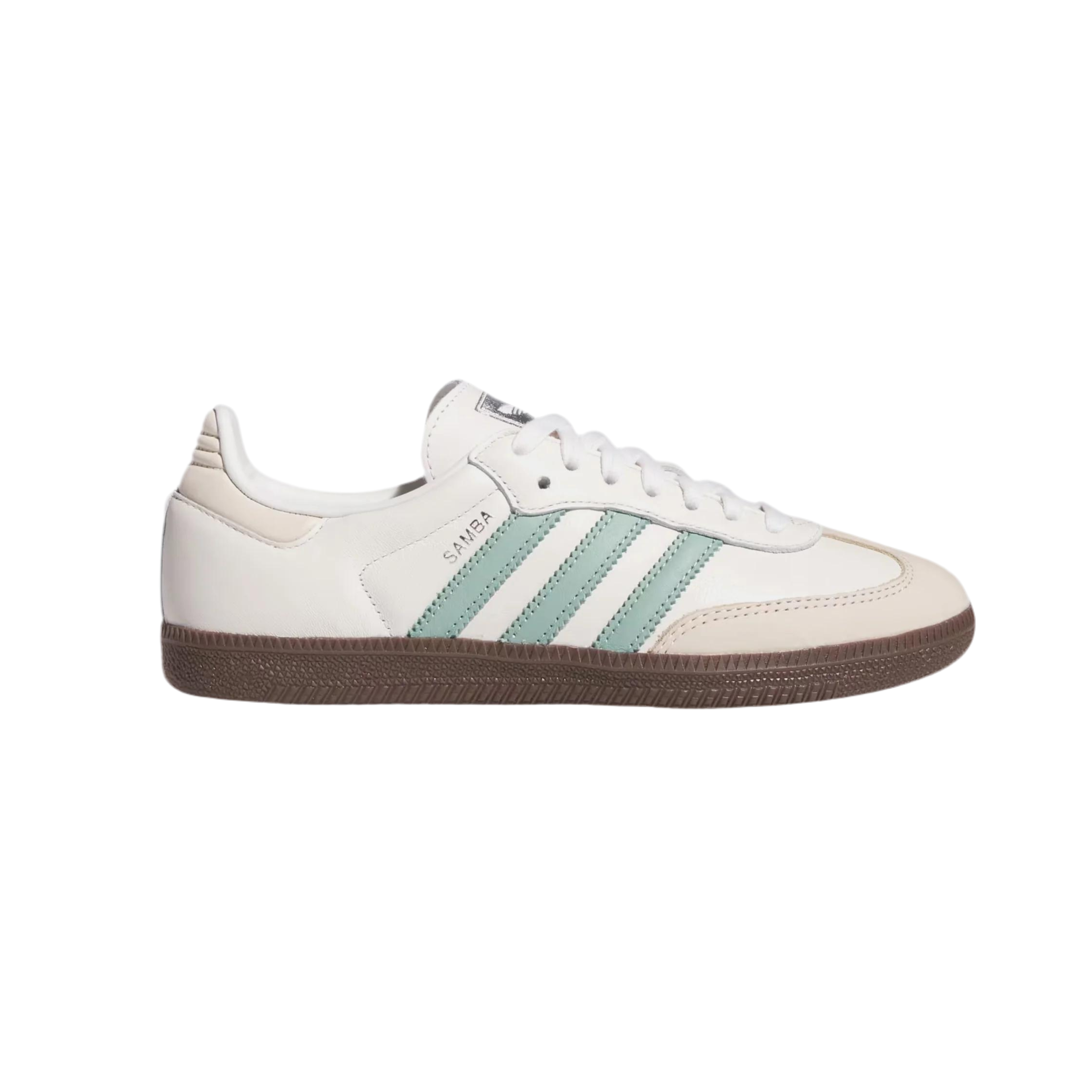 Adidas Women Samba OG - White Hazy Green