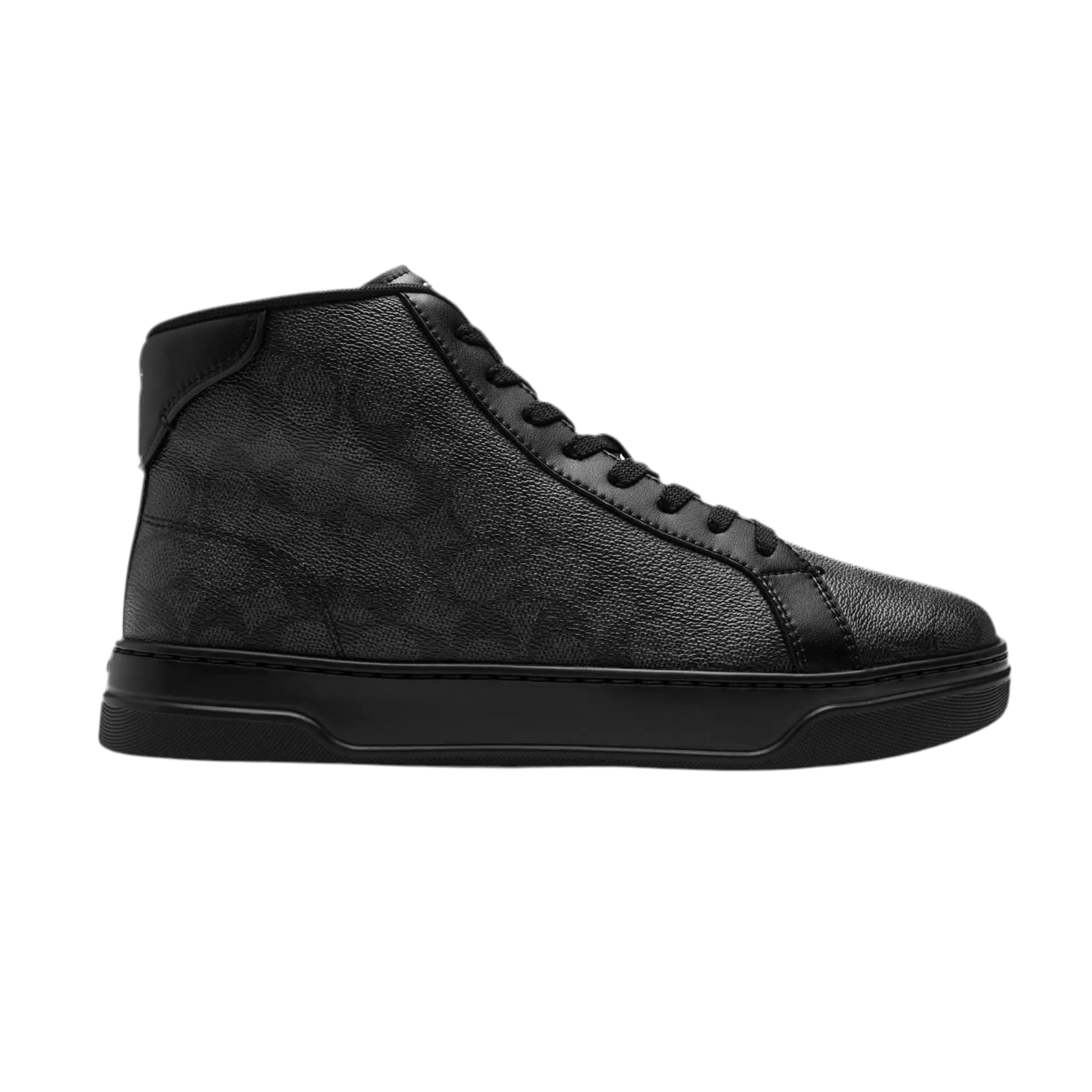COACH Men's High Line High Top Sneaker -  Graphite Black