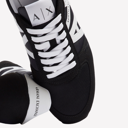 Armani Exchange Men's Logo Sneaker - Black