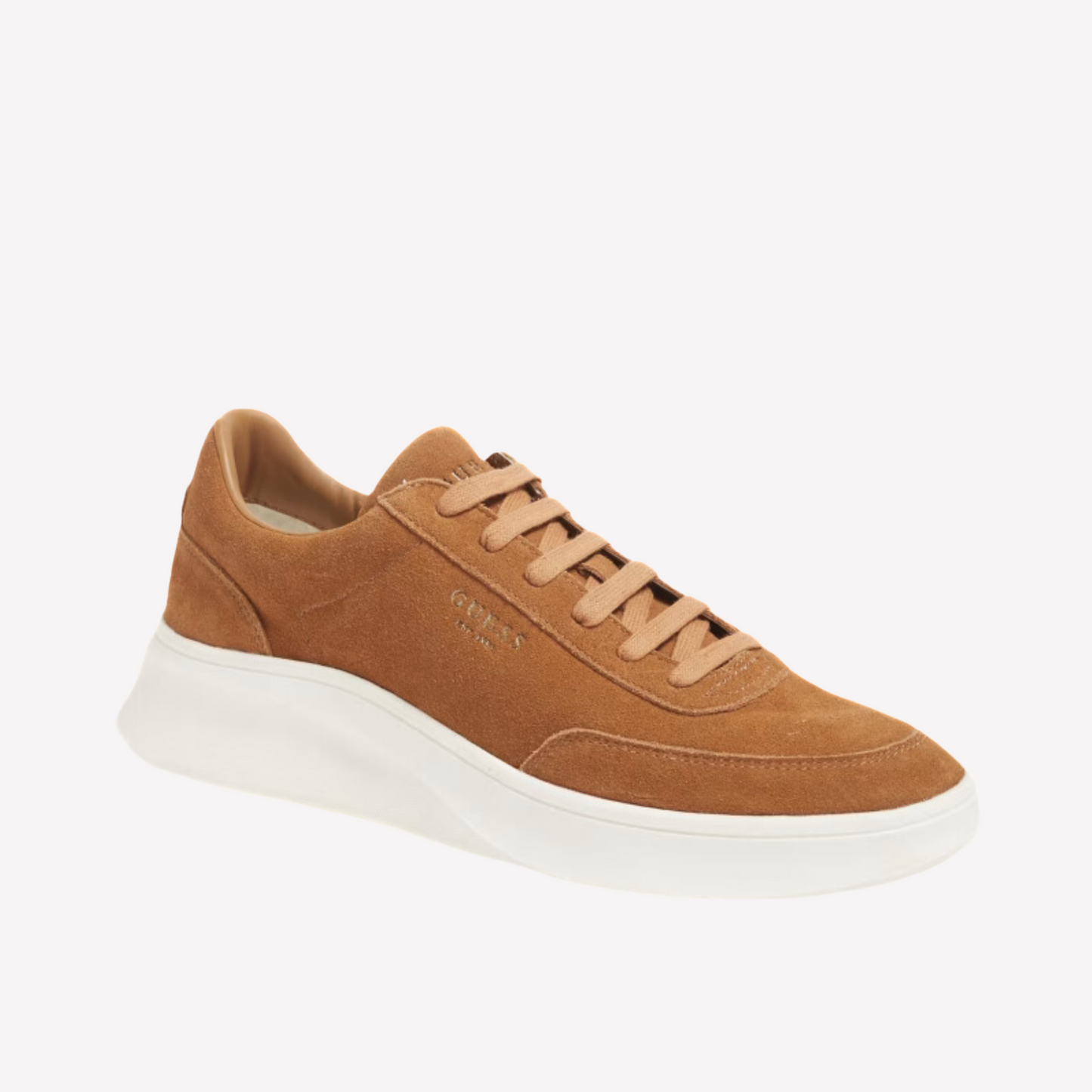 Guess Men Dolo Logo Low-Top Sneakers - Brown