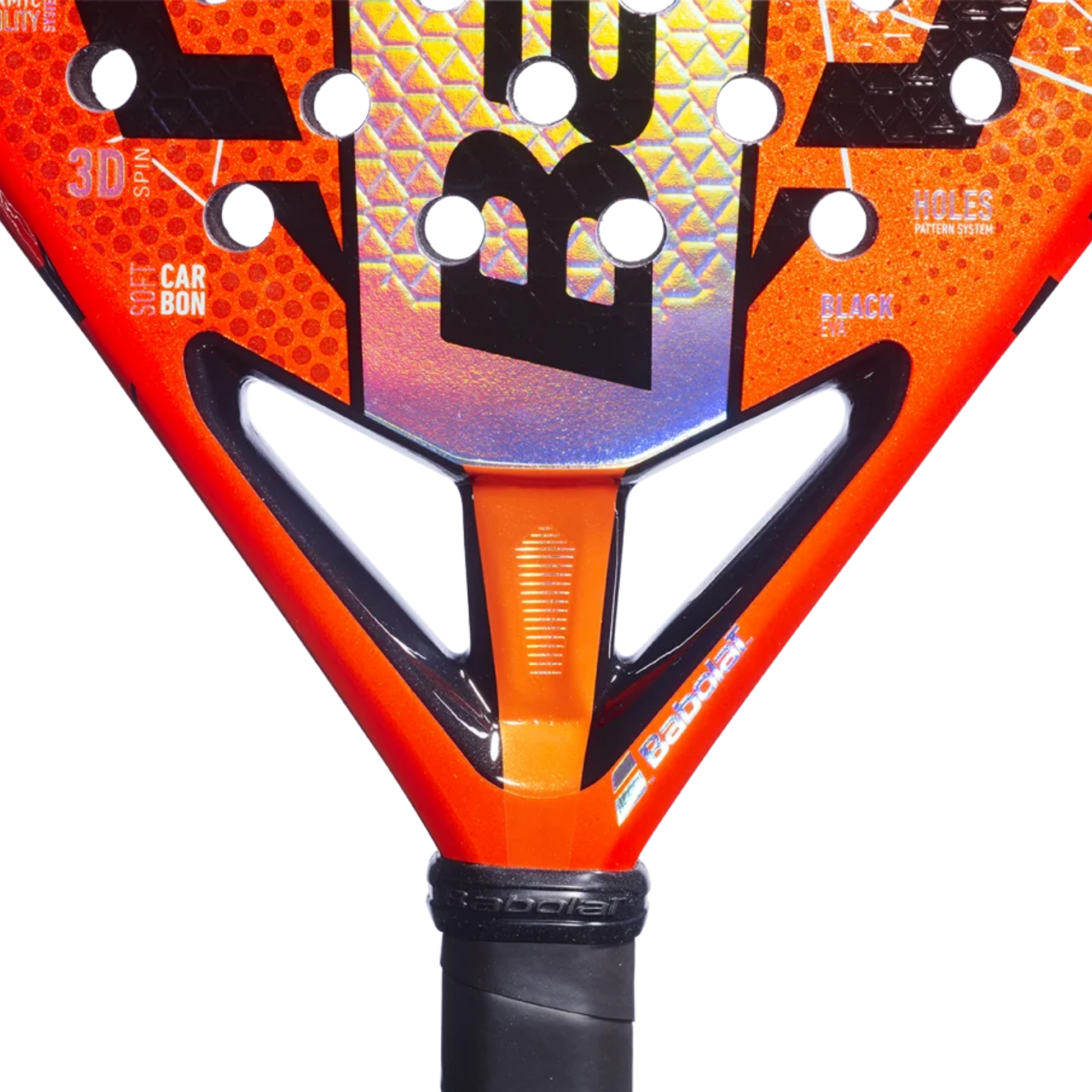 Babolat Viper Soft Juan Lebrón 3.0 Padel Racket - Orange Black