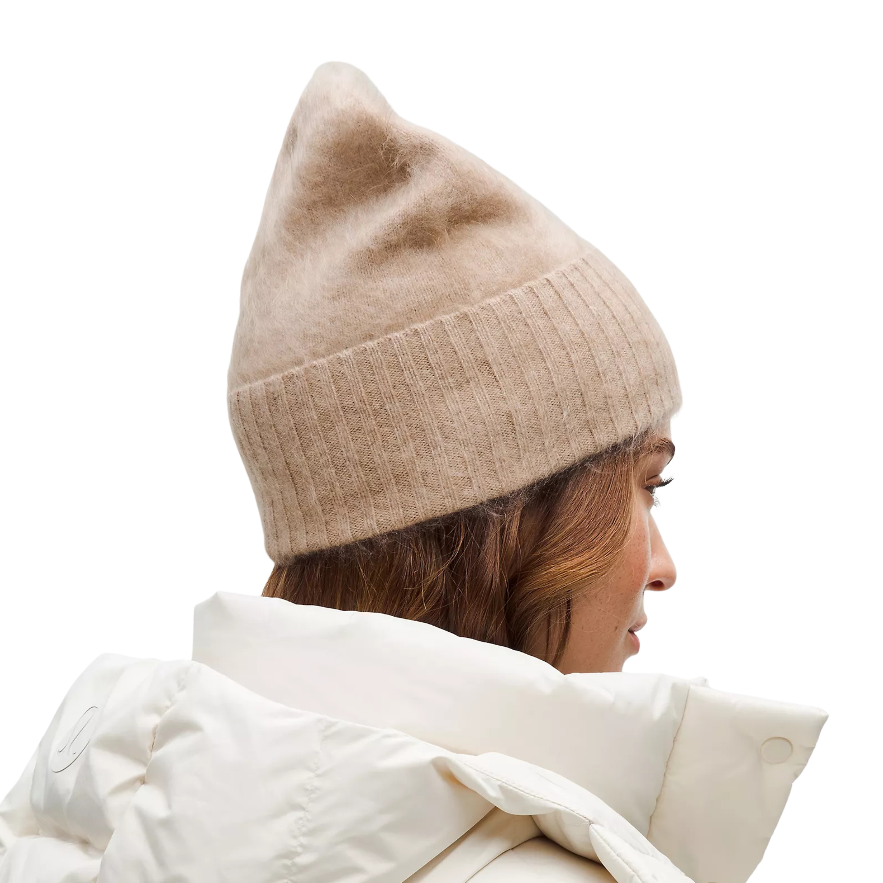 Lululemon Fuzzy Cashmere Beanie - Heathered Nutmeg