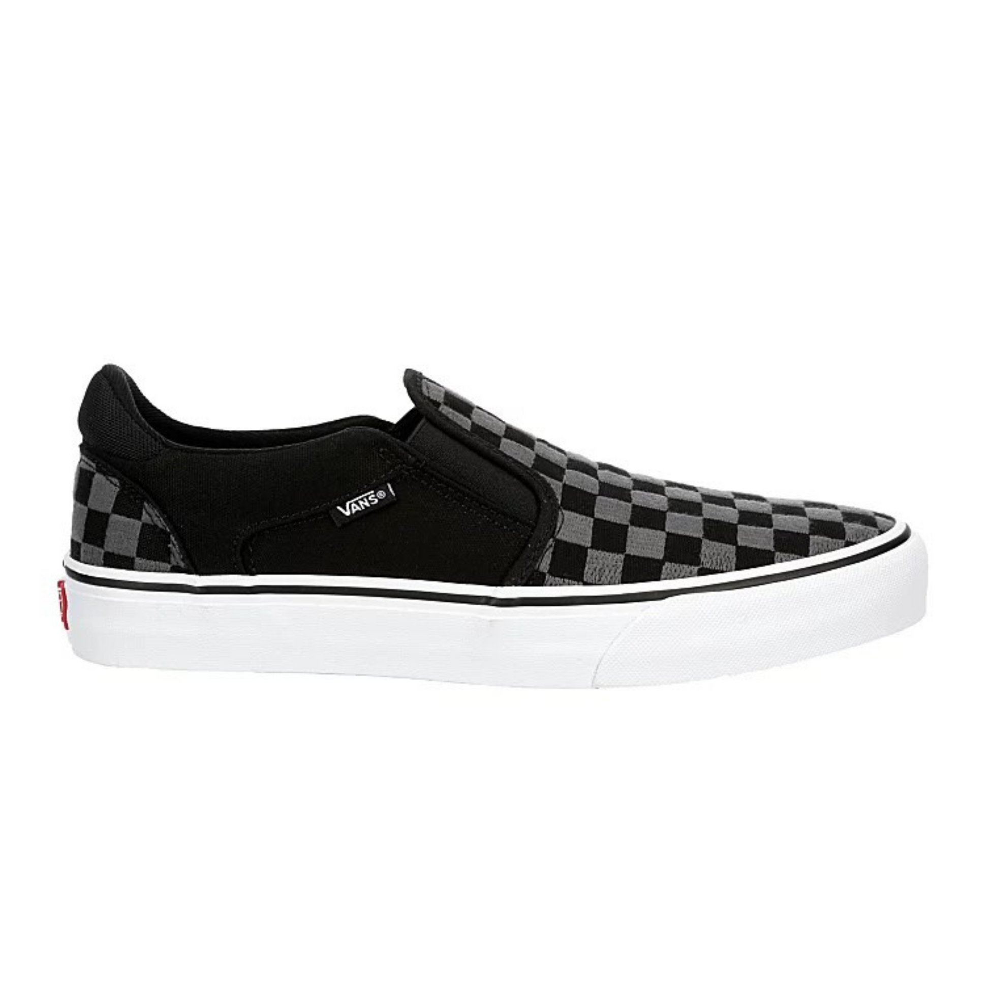 Vans Men Asher Deluxe Slip On Sneaker Black