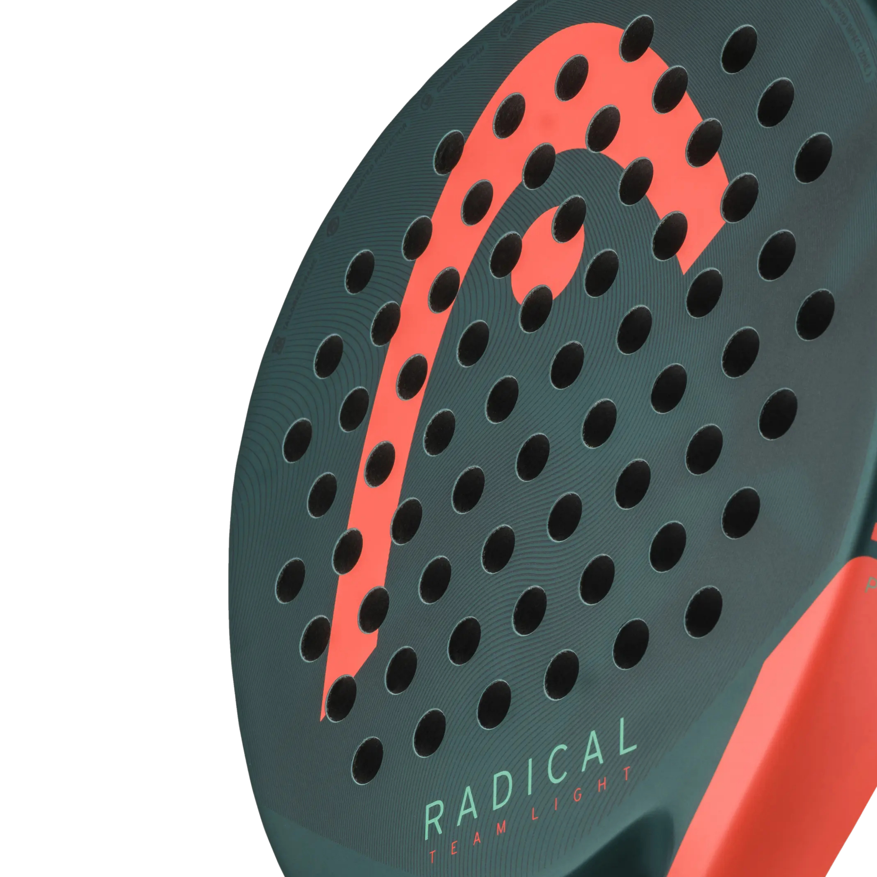 Head Radical Team Light 2026 Padel Racket - Green Orange
