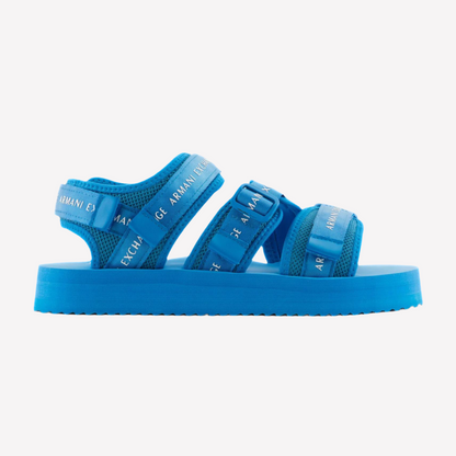 Armani Exchange Men's Multi-Band Sandals - Blue